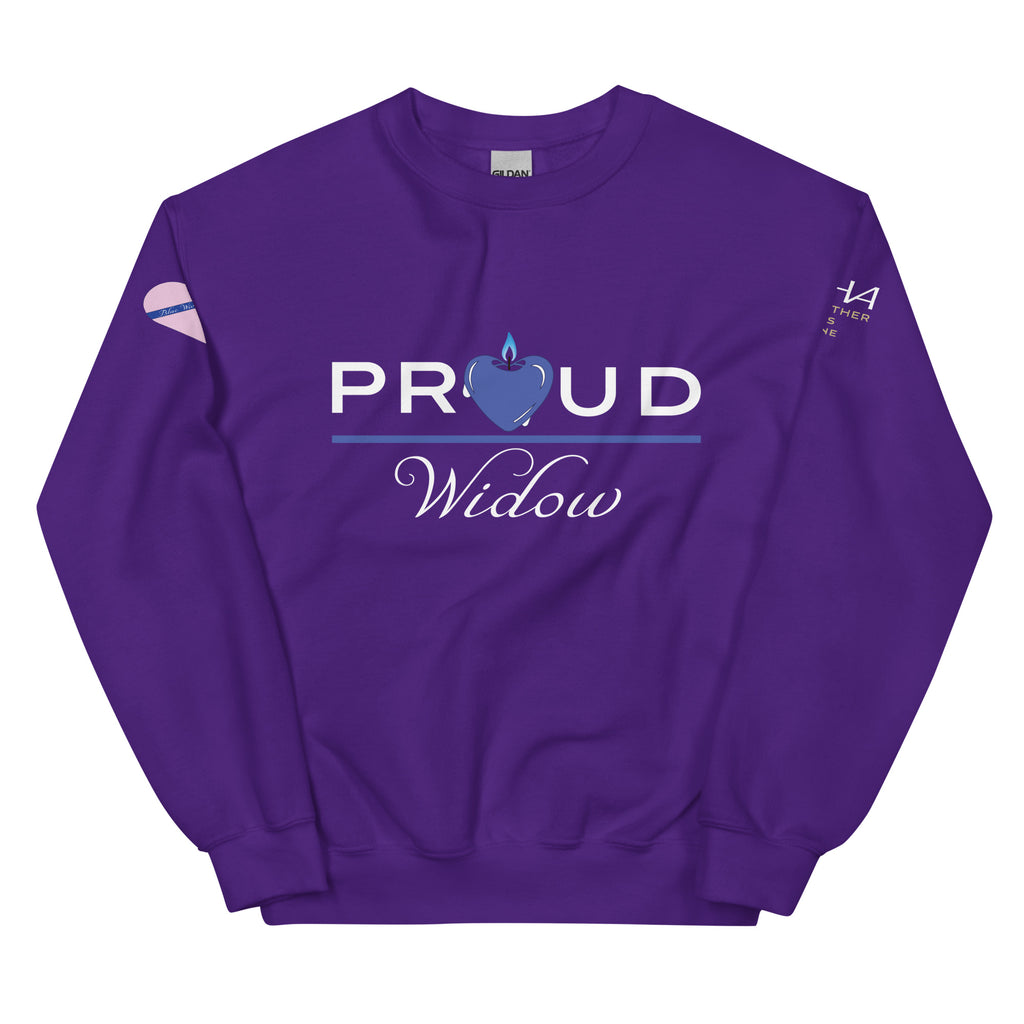 Proud LEO Widow - Blue Wives Matter Special Edition Sweatshirt - American Heroes Apparel