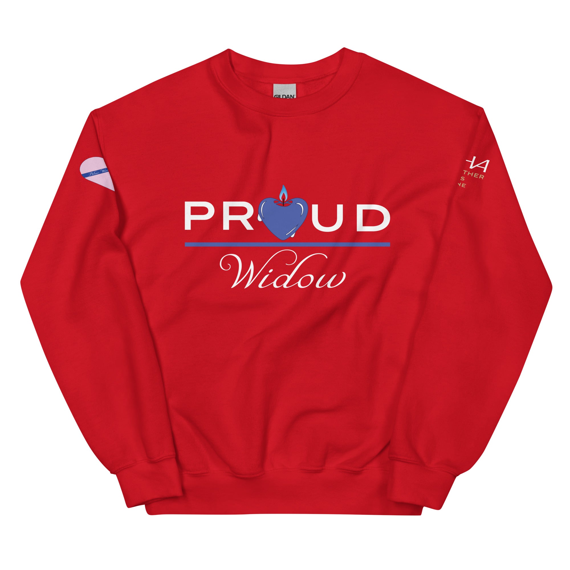 Proud LEO Widow - Blue Wives Matter Special Edition Sweatshirt - American Heroes Apparel