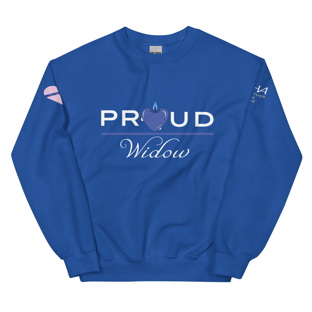 Proud LEO Widow - Blue Wives Matter Special Edition Sweatshirt - American Heroes Apparel