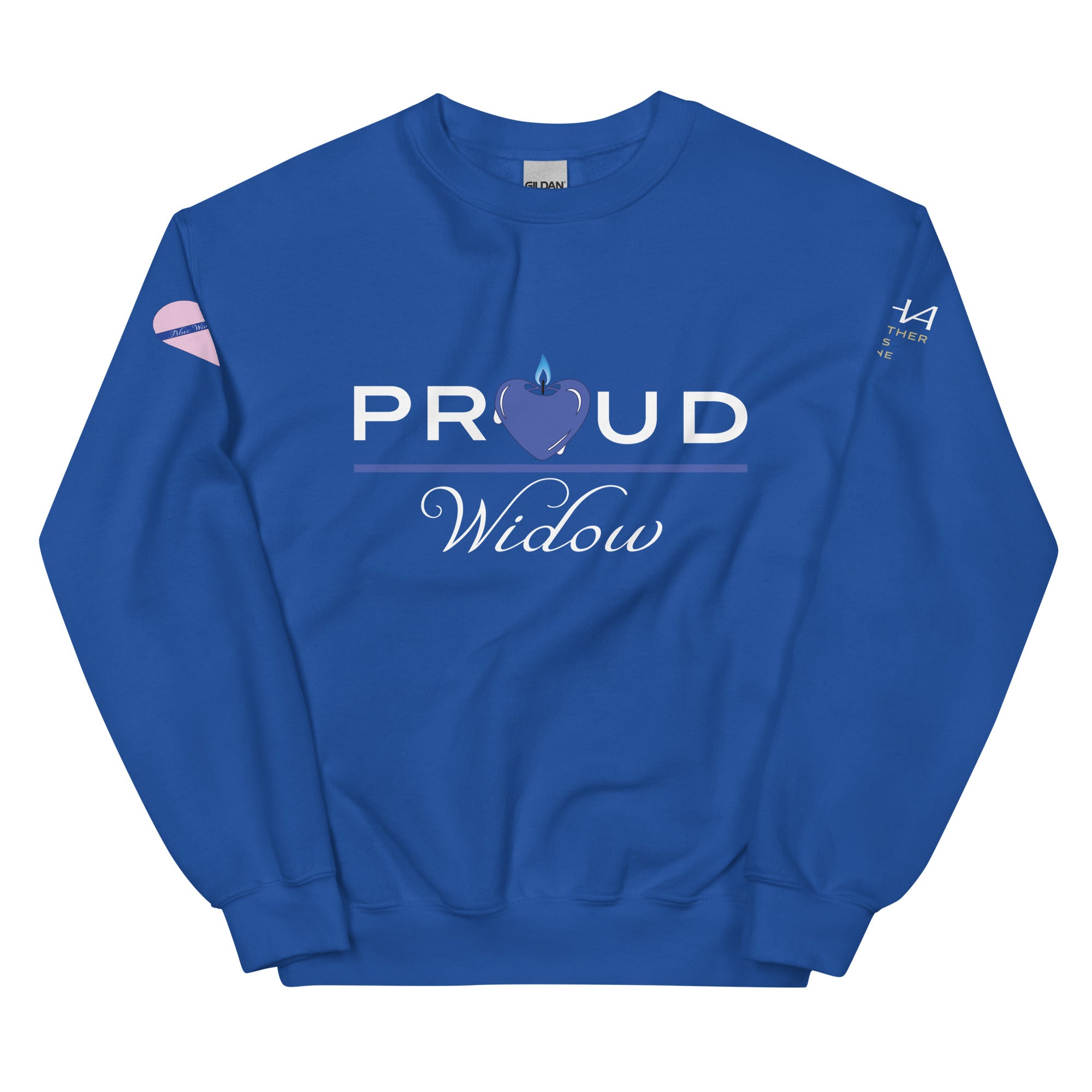 Proud LEO Widow - Blue Wives Matter Special Edition Sweatshirt - American Heroes Apparel