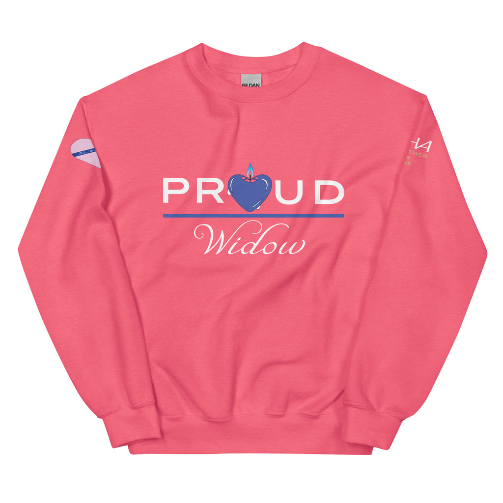 Proud LEO Widow - Blue Wives Matter Special Edition Sweatshirt - American Heroes Apparel