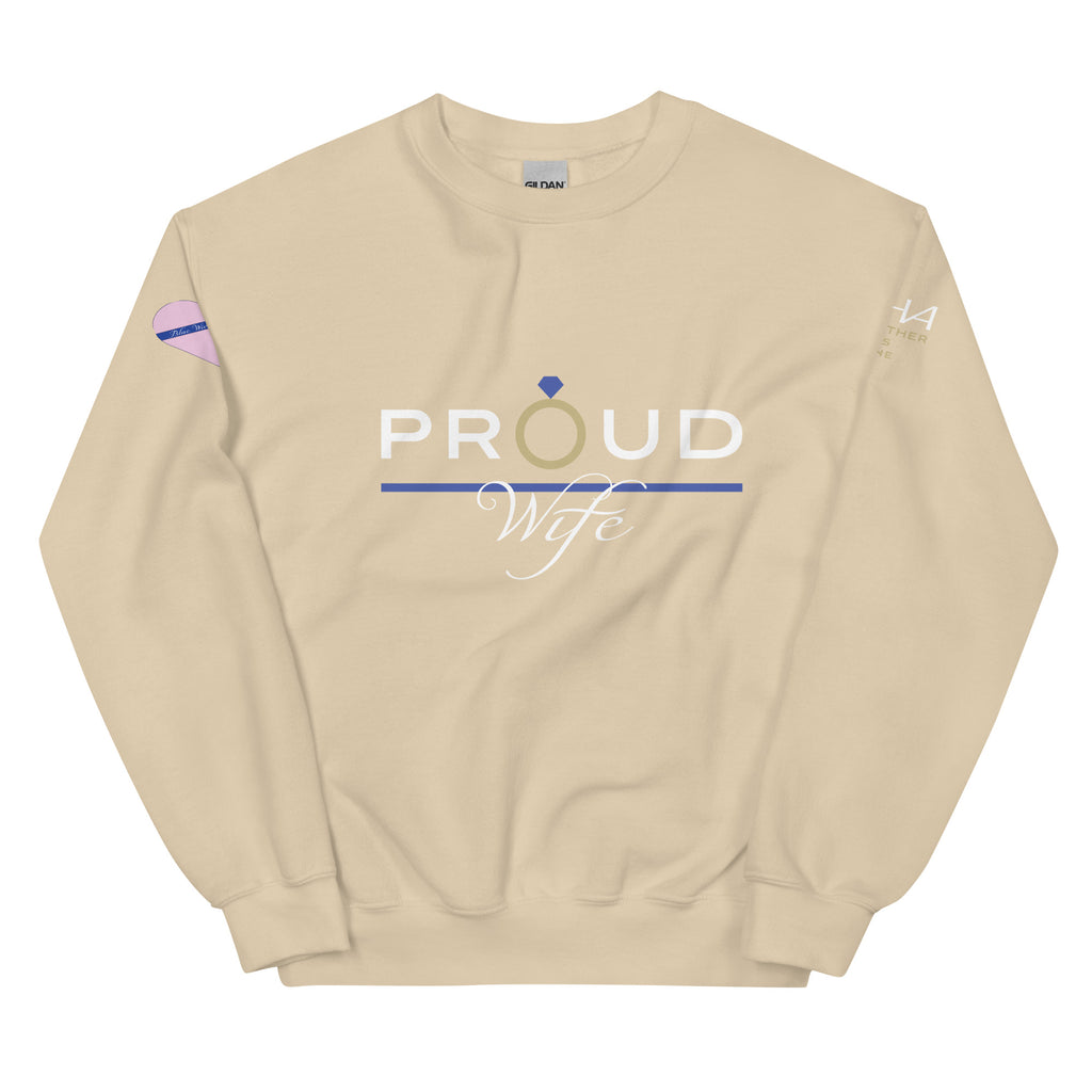 Proud Wife - Blue Wives Matter Special Edition Sweatshirt - American Heroes Apparel