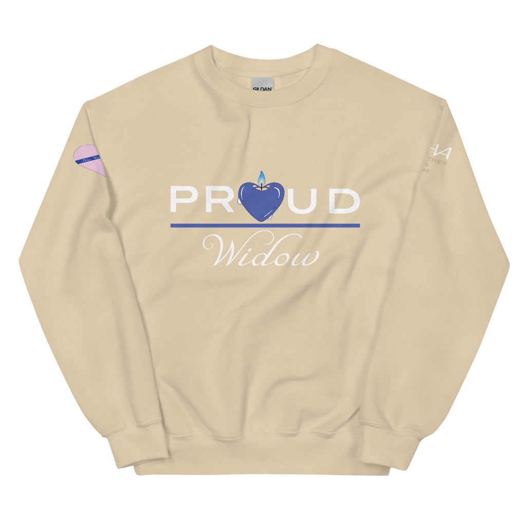 Proud LEO Widow - Blue Wives Matter Special Edition Sweatshirt - American Heroes Apparel