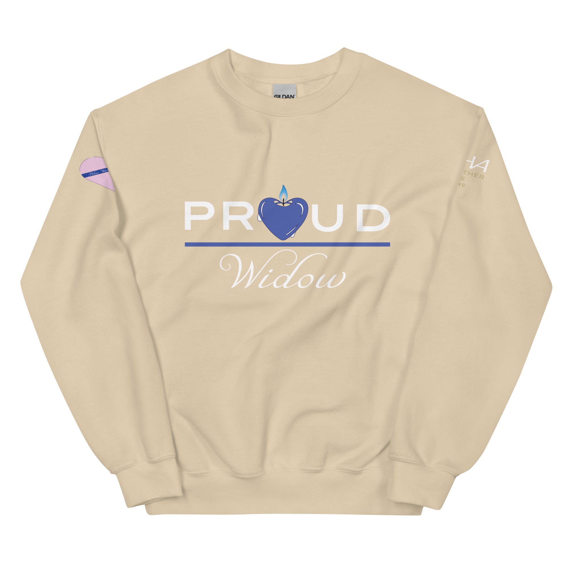 Proud LEO Widow - Blue Wives Matter Special Edition Sweatshirt - American Heroes Apparel