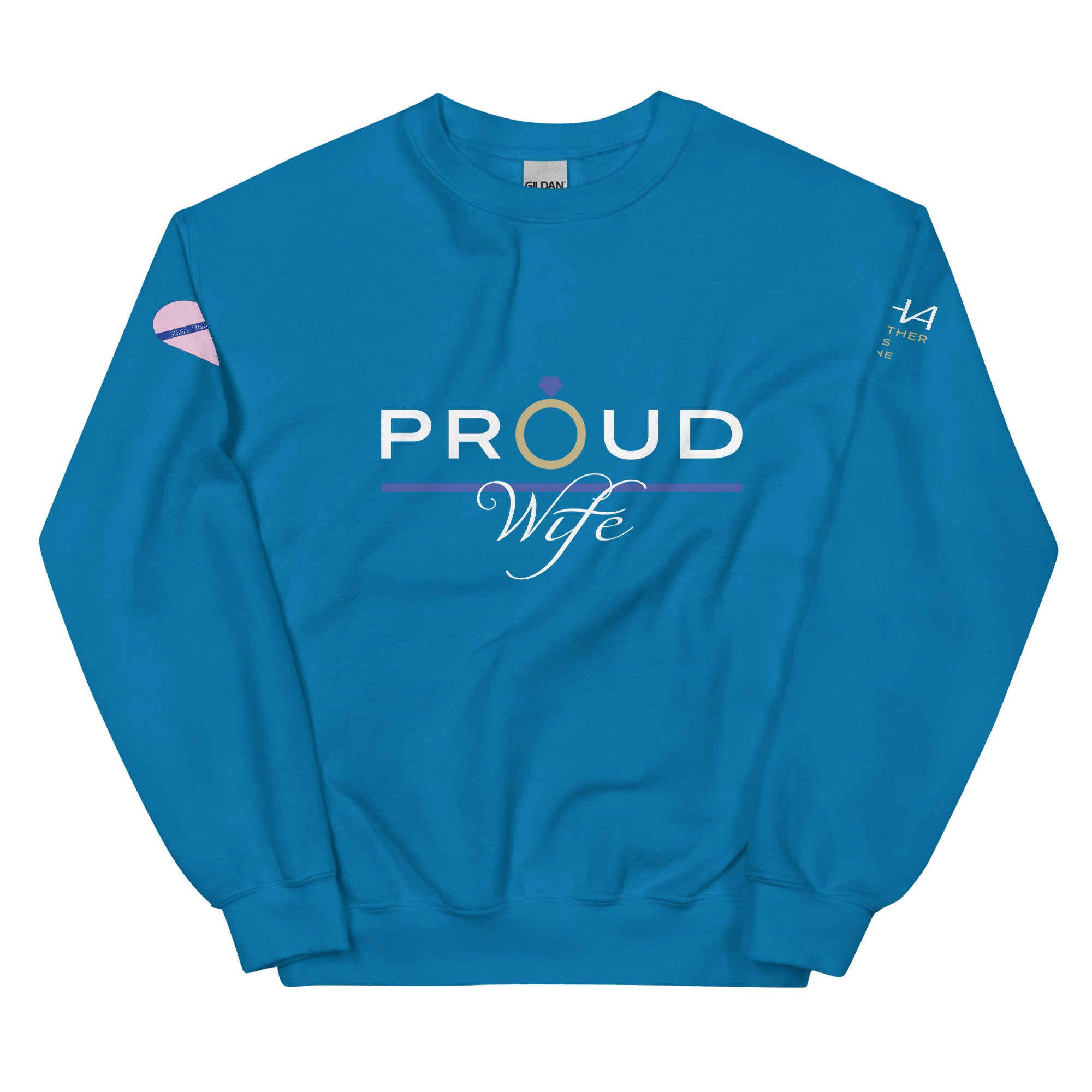 Proud Wife - Blue Wives Matter Special Edition Sweatshirt - American Heroes Apparel