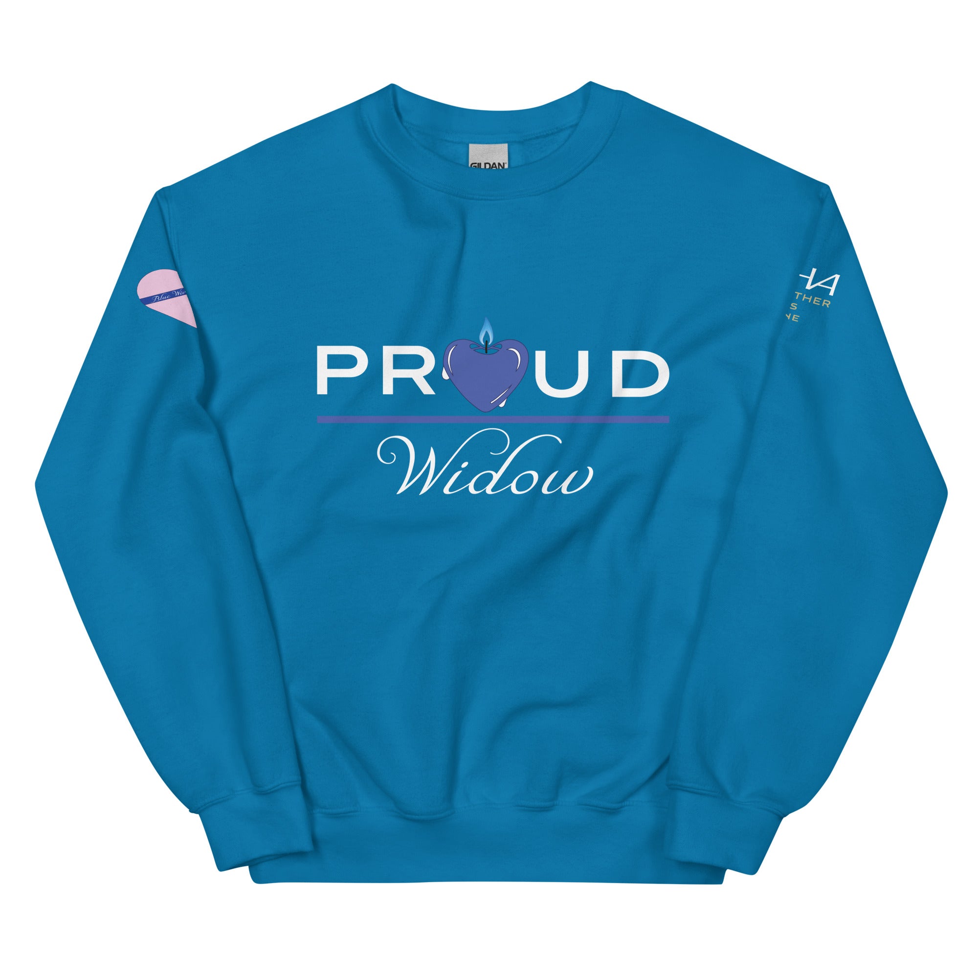 Proud LEO Widow - Blue Wives Matter Special Edition Sweatshirt - American Heroes Apparel