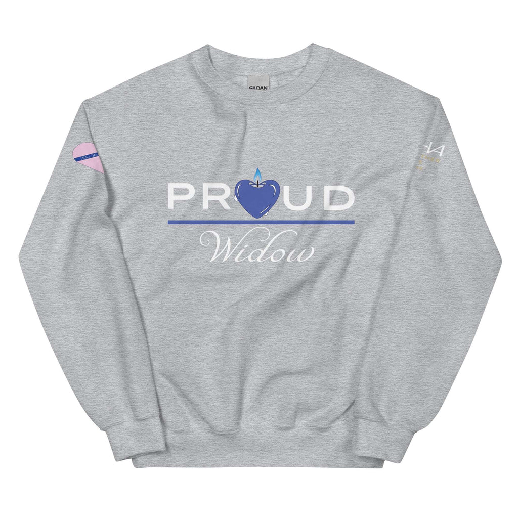 Proud LEO Widow - Blue Wives Matter Special Edition Sweatshirt - American Heroes Apparel