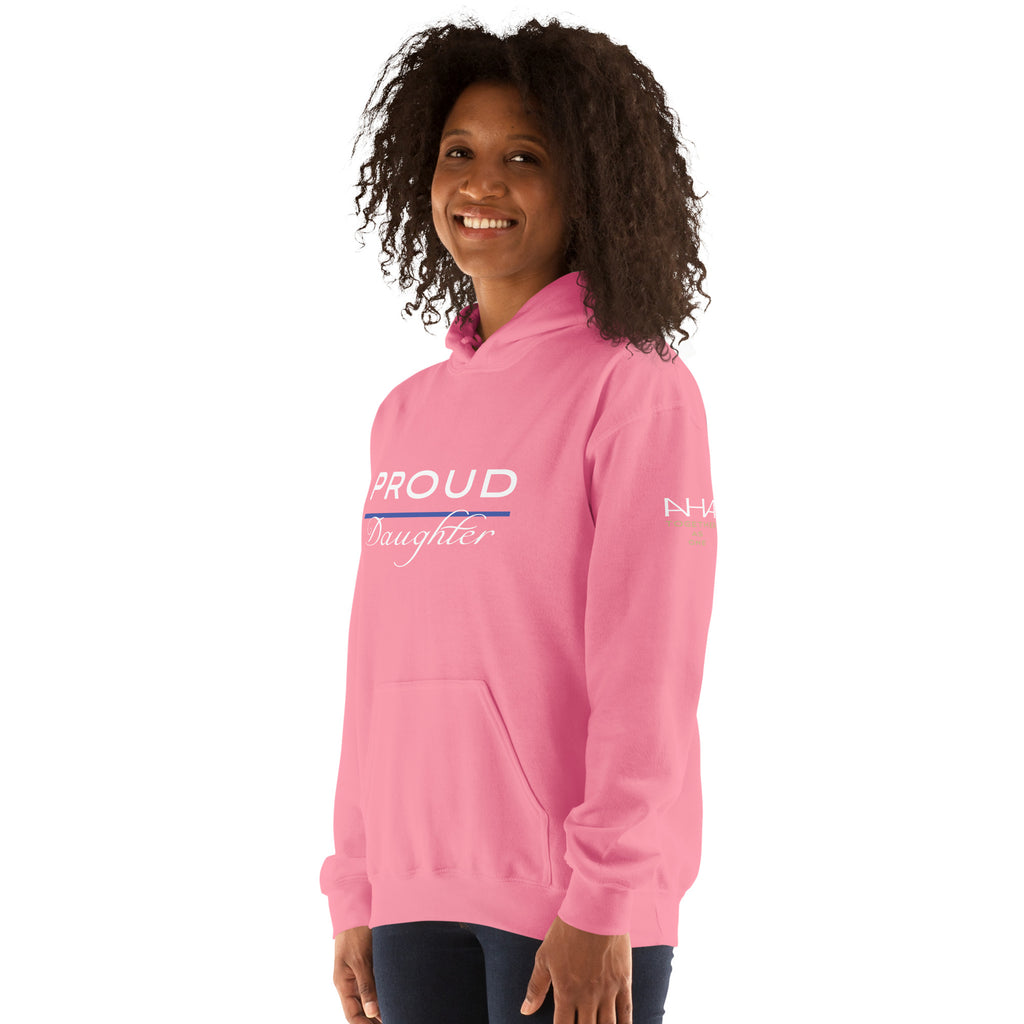 Proud LEO Daughter - Women's Premium Hoodie - American Heroes Apparel