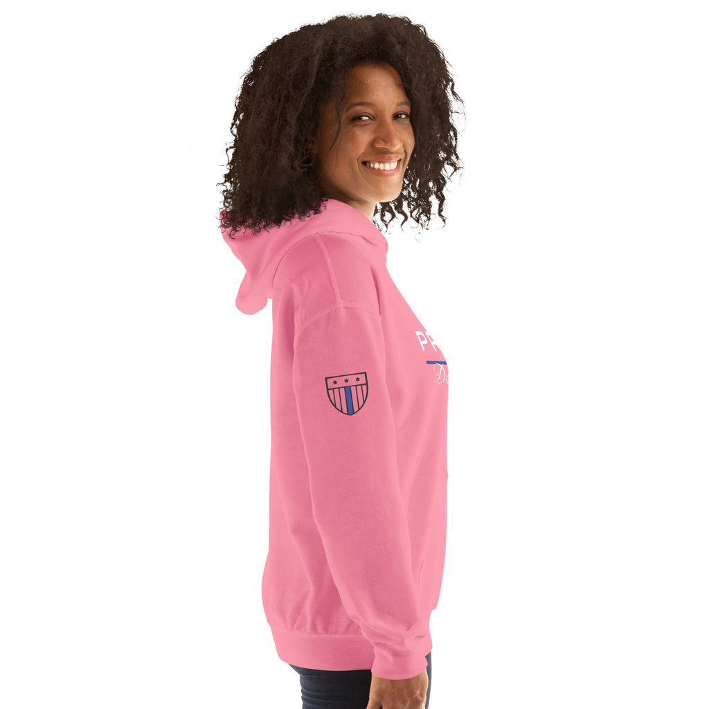 Proud LEO Daughter - Women's Premium Hoodie - American Heroes Apparel