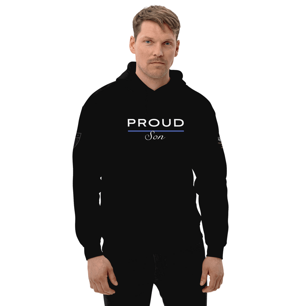 Proud LEO Son - Men's Premium Hoodie - American Heroes Apparel