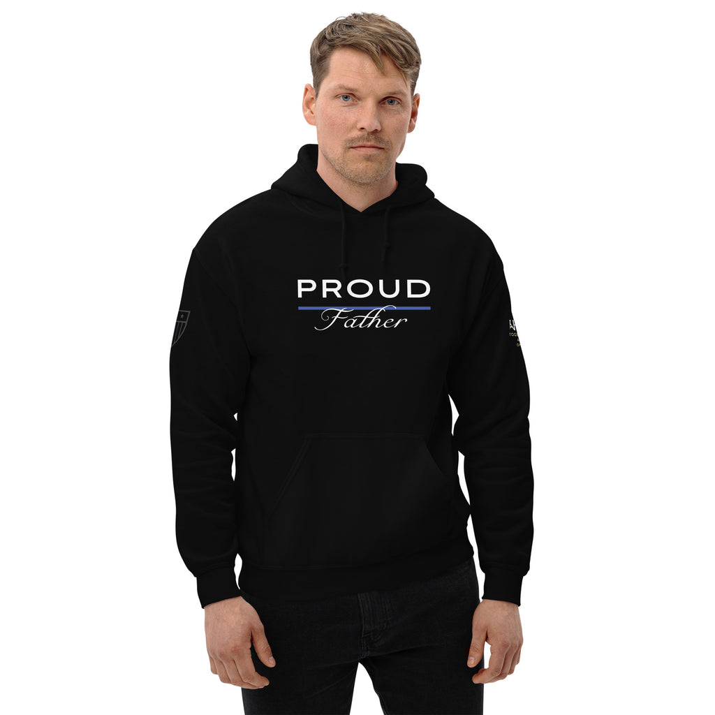 Proud LEO Father - Men's Premium Hoodie - American Heroes Apparel
