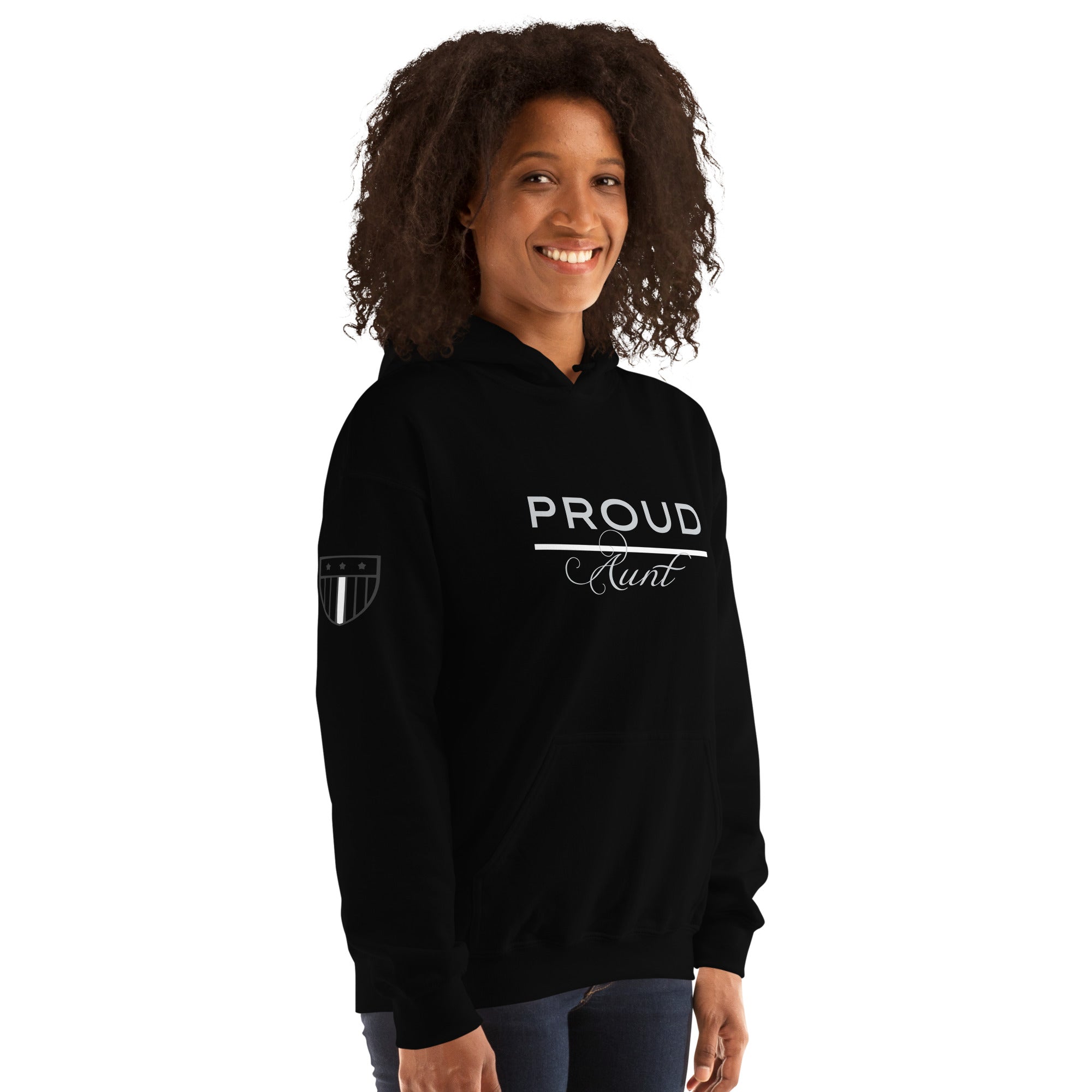 Proud EMS Aunt - Women's Premium Hoodie - American Heroes Apparel