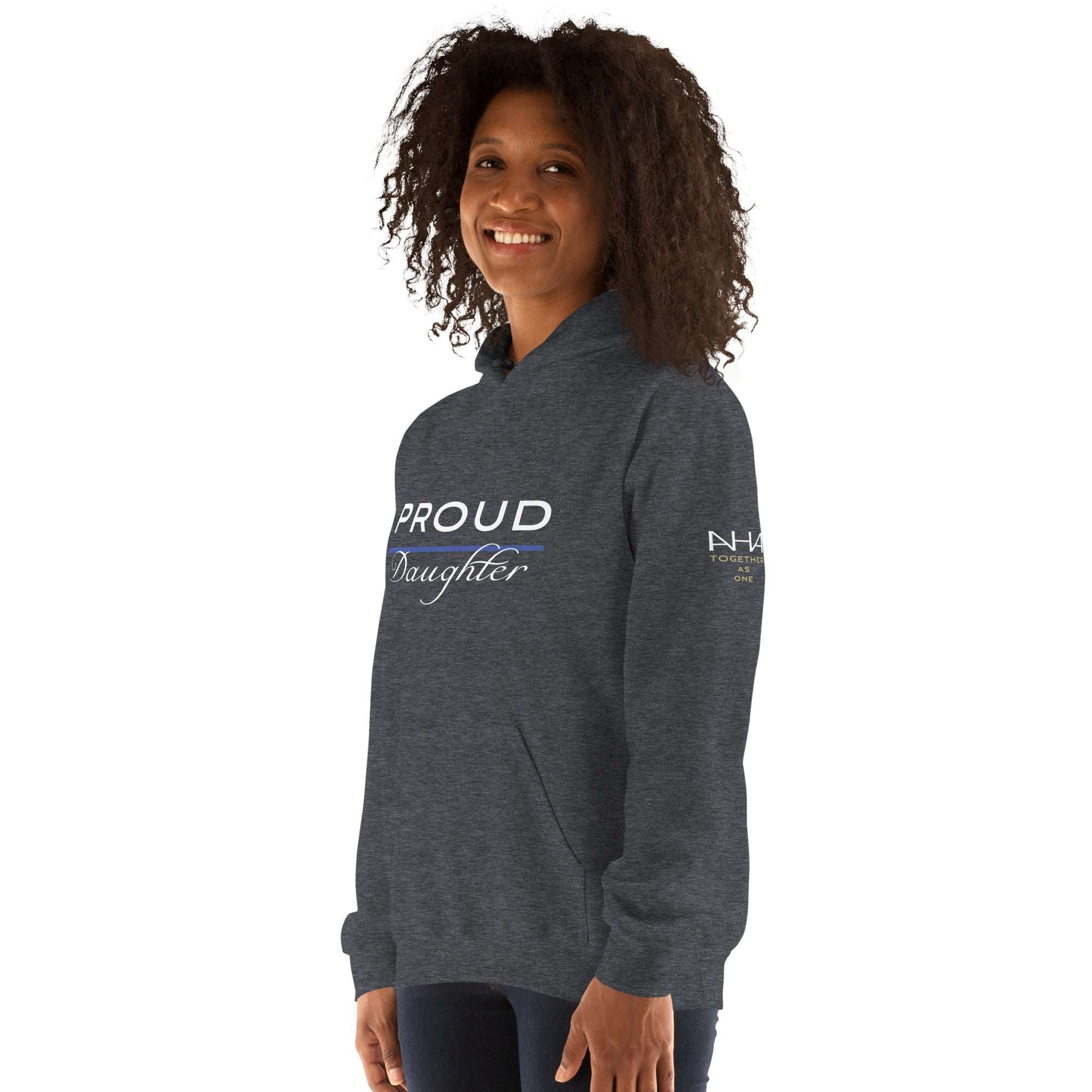 Proud LEO Daughter - Women's Premium Hoodie - American Heroes Apparel