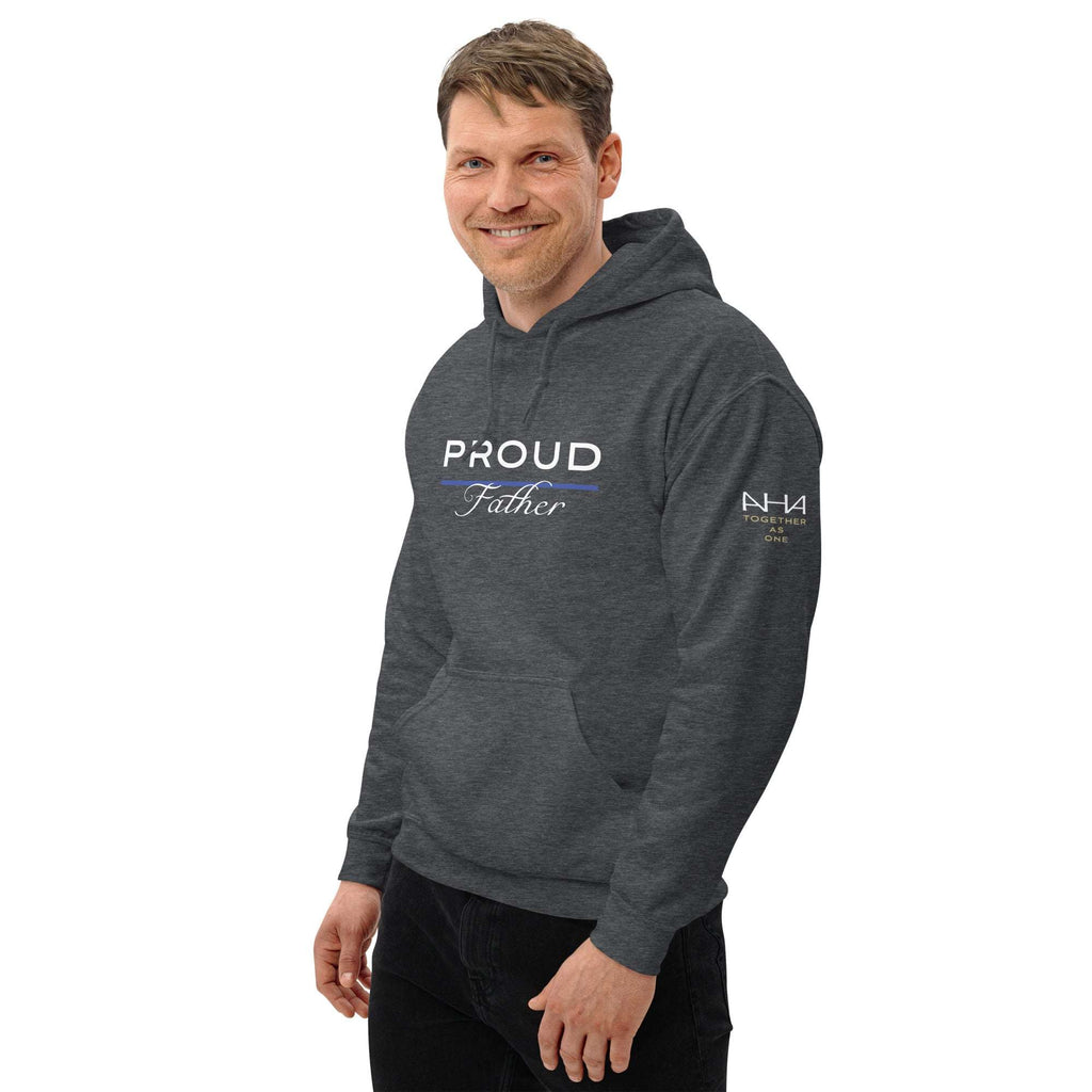 Proud LEO Father - Men's Premium Hoodie - American Heroes Apparel