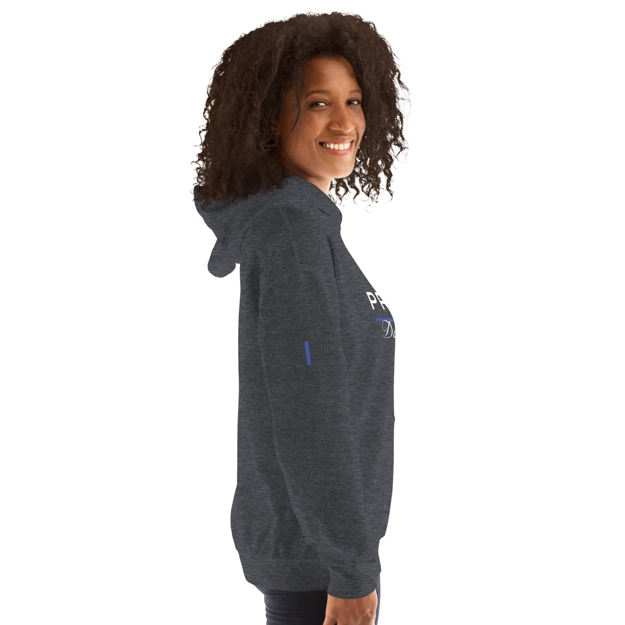 Proud LEO Daughter - Women's Premium Hoodie - American Heroes Apparel