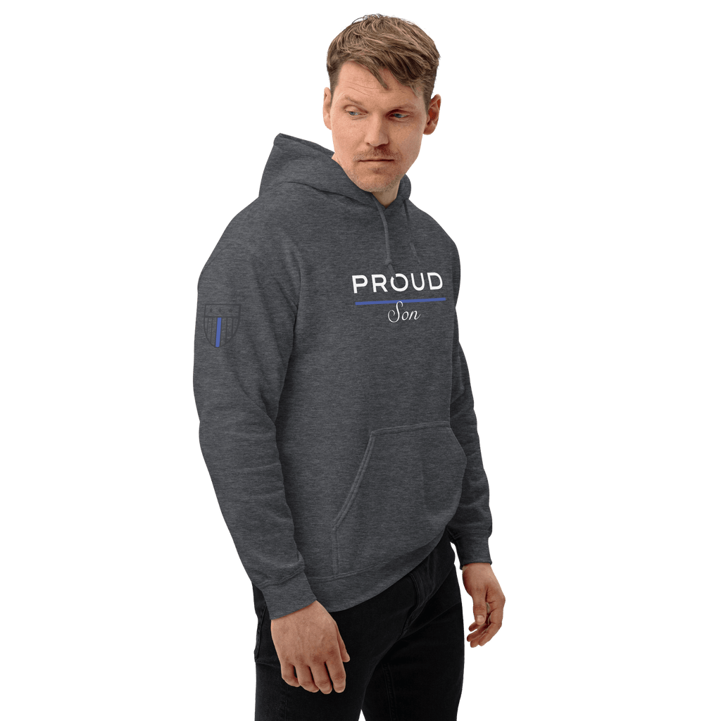Proud LEO Son - Men's Premium Hoodie - American Heroes Apparel