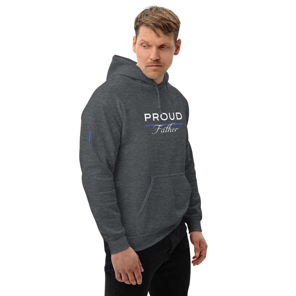 Proud LEO Father - Men's Premium Hoodie - American Heroes Apparel