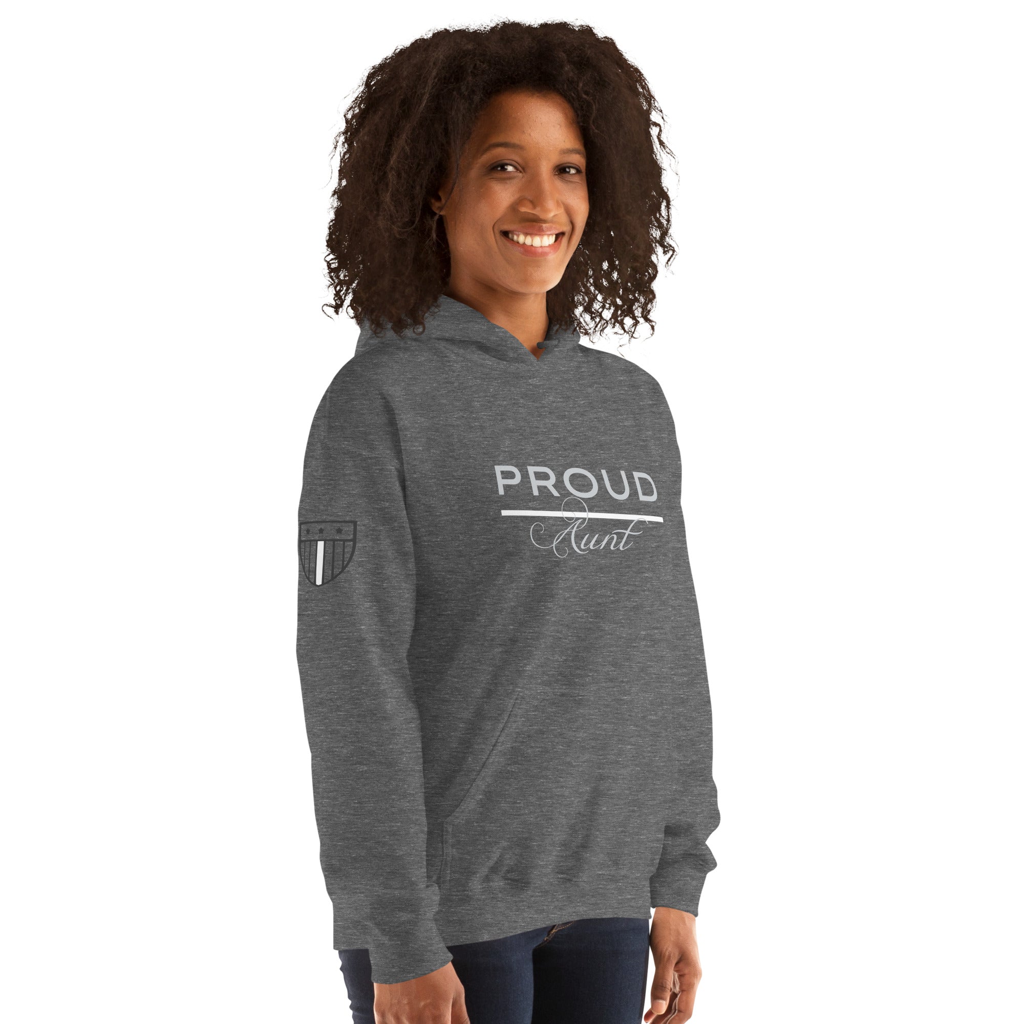 Proud EMS Aunt - Women's Premium Hoodie - American Heroes Apparel