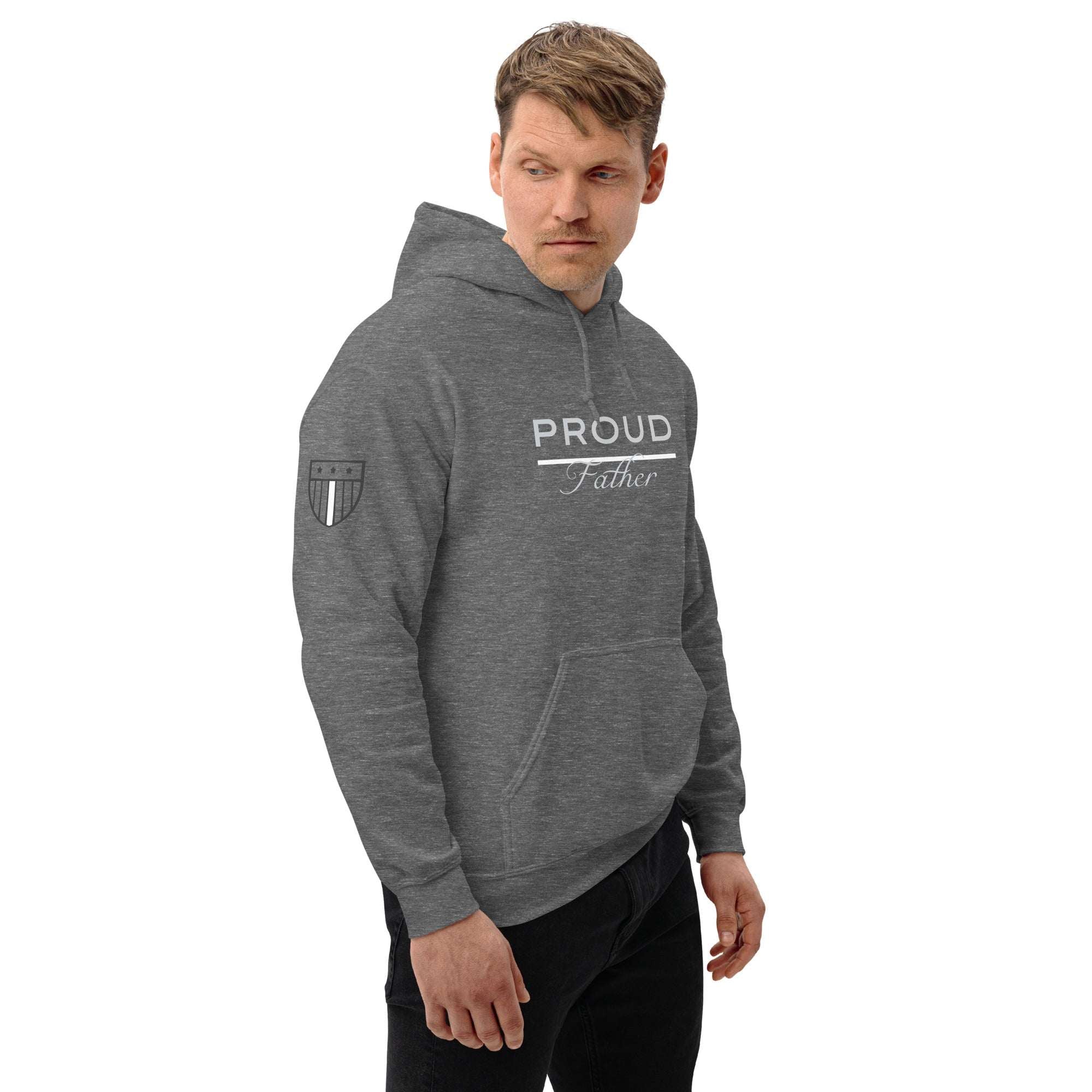 Proud EMS Father - Men's Premium Hoodie - American Heroes Apparel