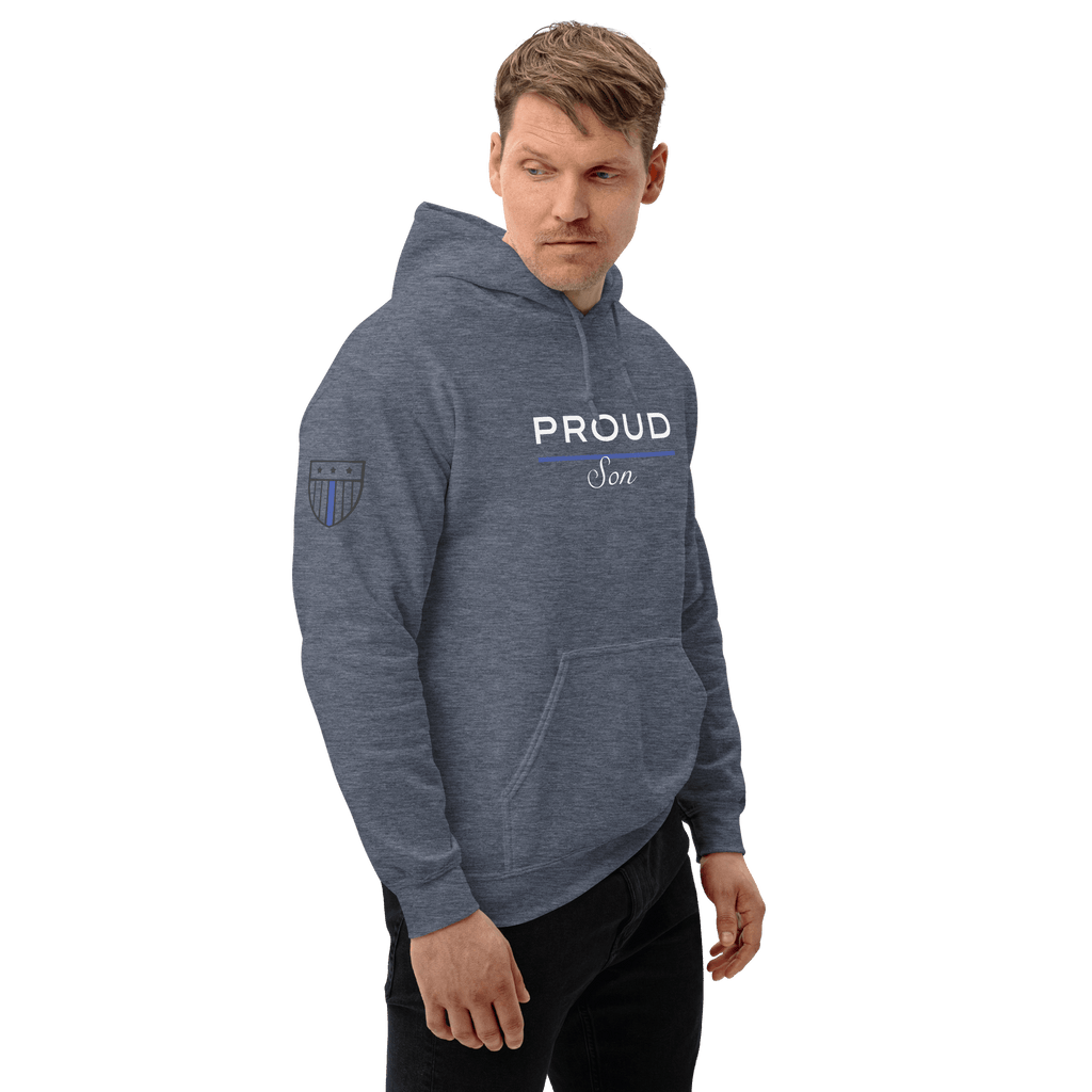 Proud LEO Son - Men's Premium Hoodie - American Heroes Apparel