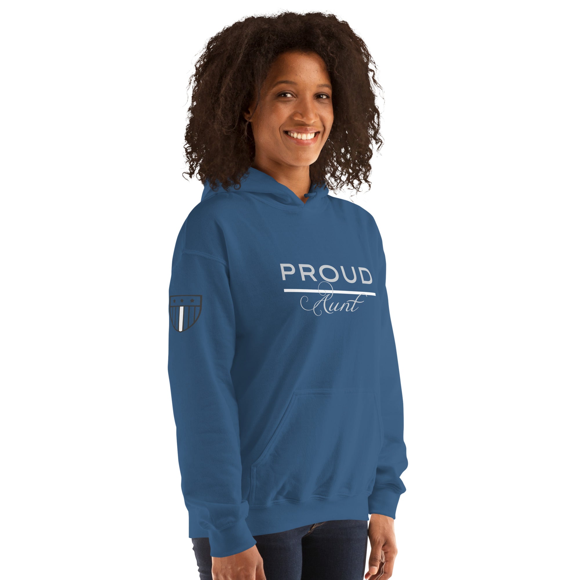 Proud EMS Aunt - Women's Premium Hoodie - American Heroes Apparel