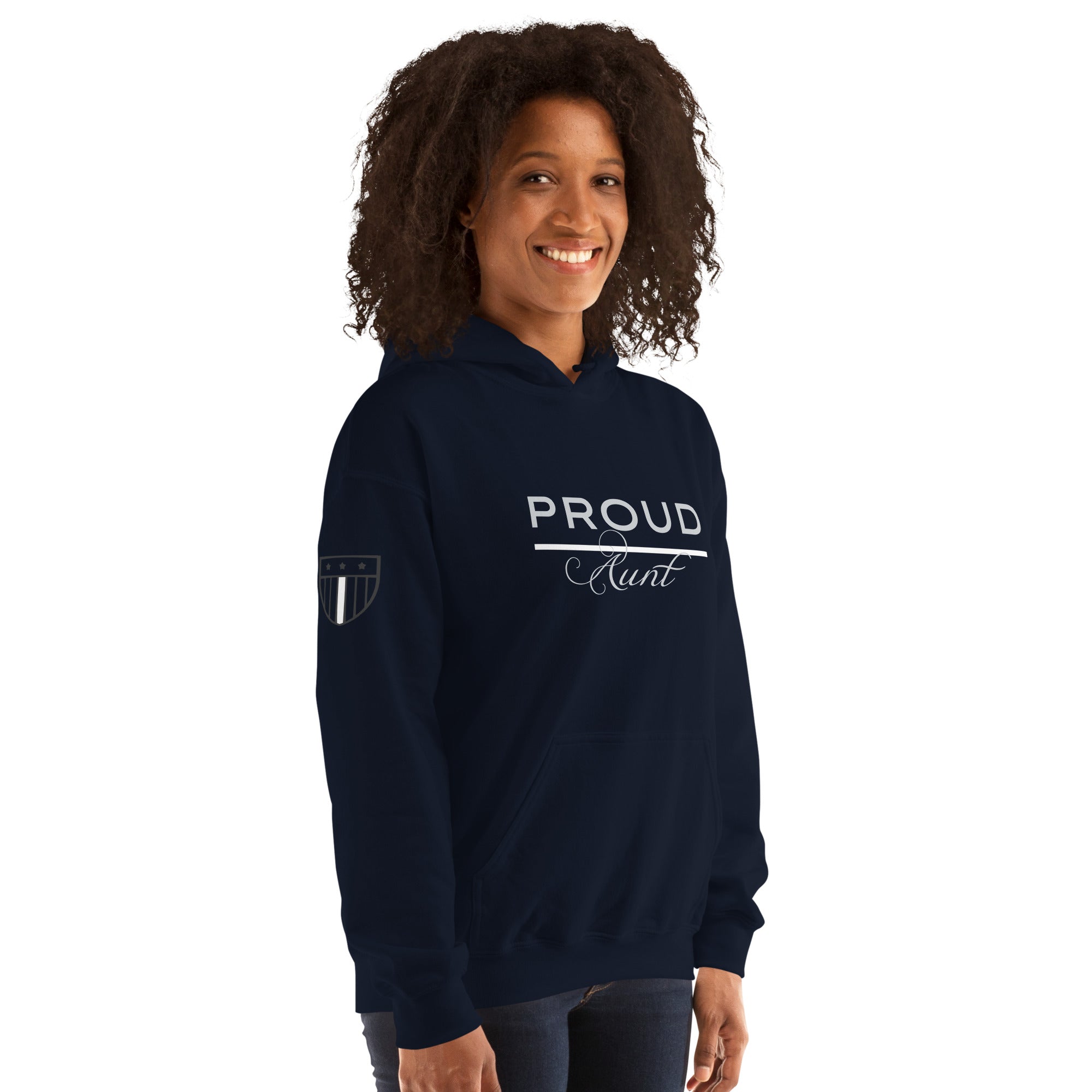 Proud EMS Aunt - Women's Premium Hoodie - American Heroes Apparel