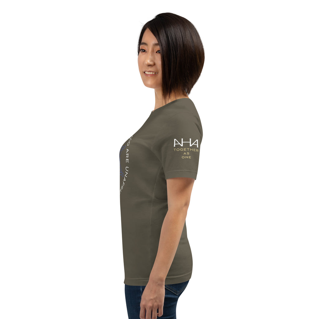 "Evil is Powerless If The Good Are Unafraid" - Women's T-Shirt - American Heroes Apparel