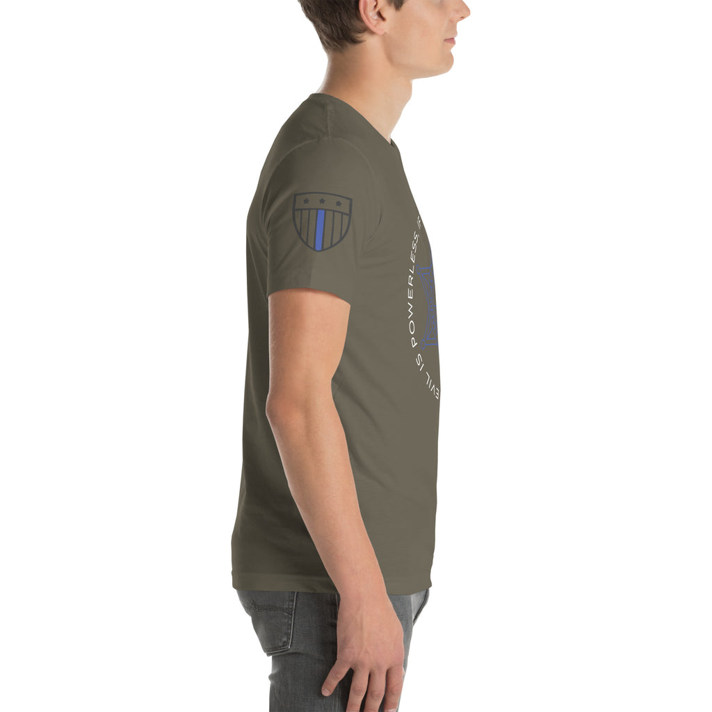 "Evil Is Powerless If The Good Are Unafraid" - Men's T-Shirt - American Heroes Apparel