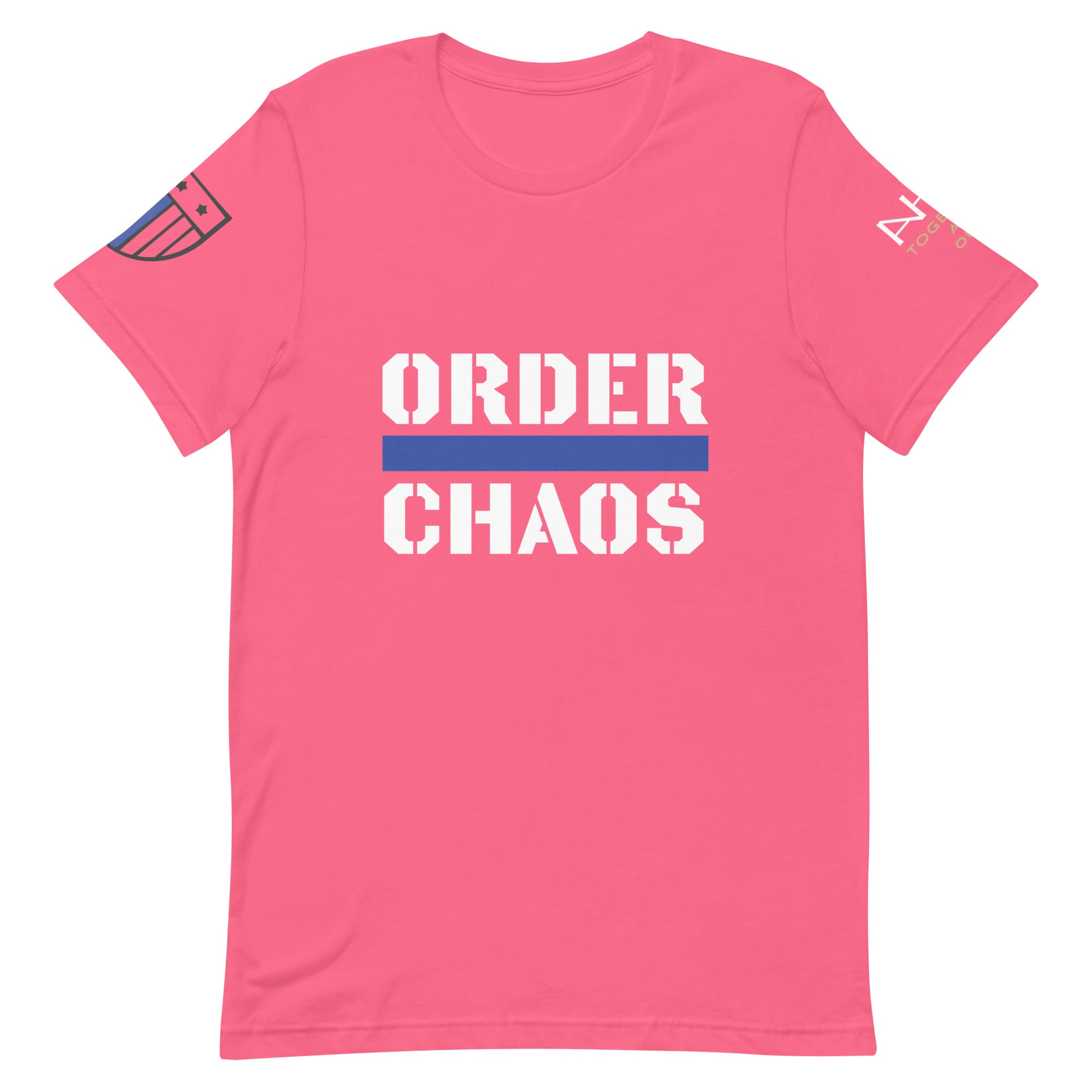 Order Over Chaos - Men's Thin Blue Line T-Shirt - American Heroes Apparel