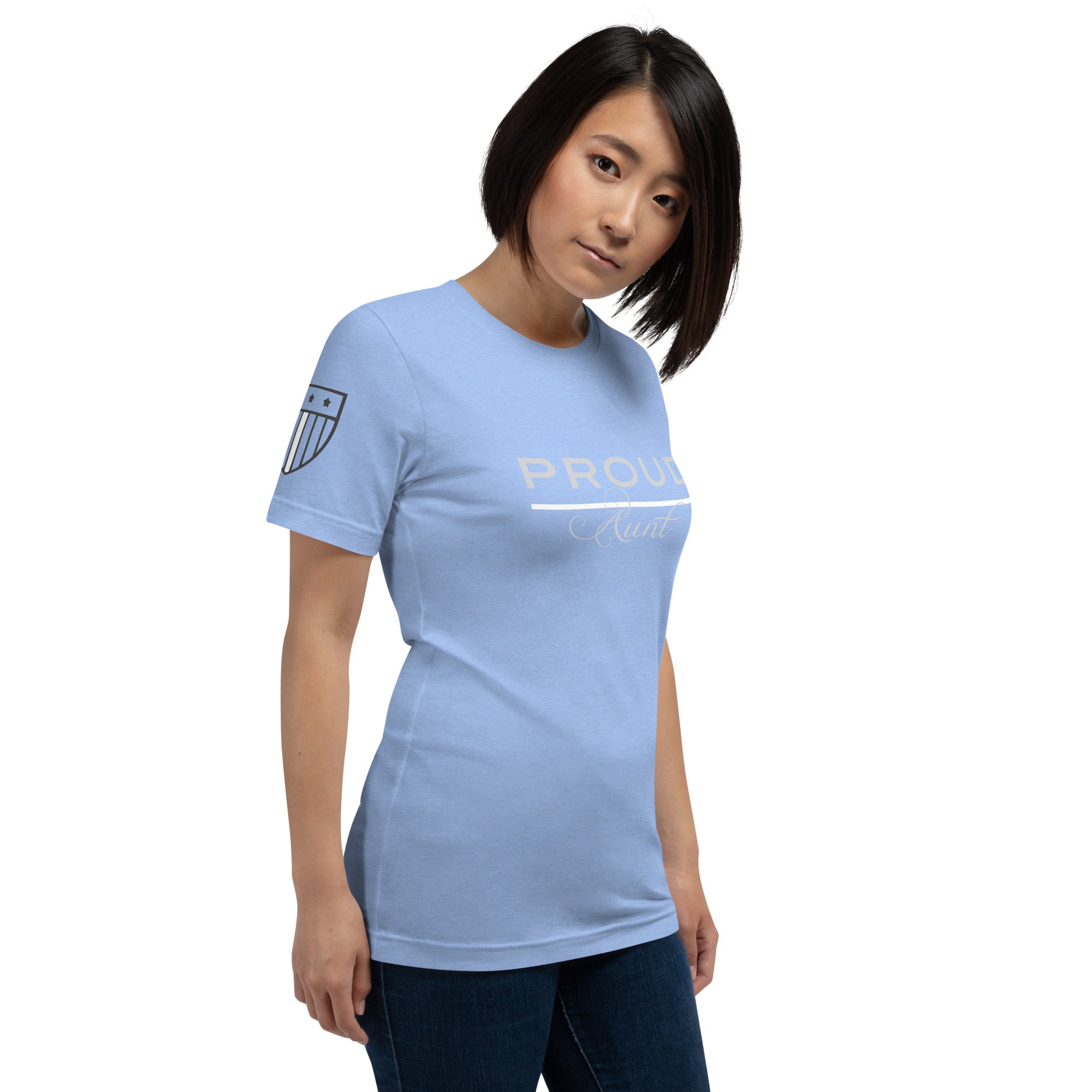 Proud EMS Aunt - Women's T-Shirt - American Heroes Apparel