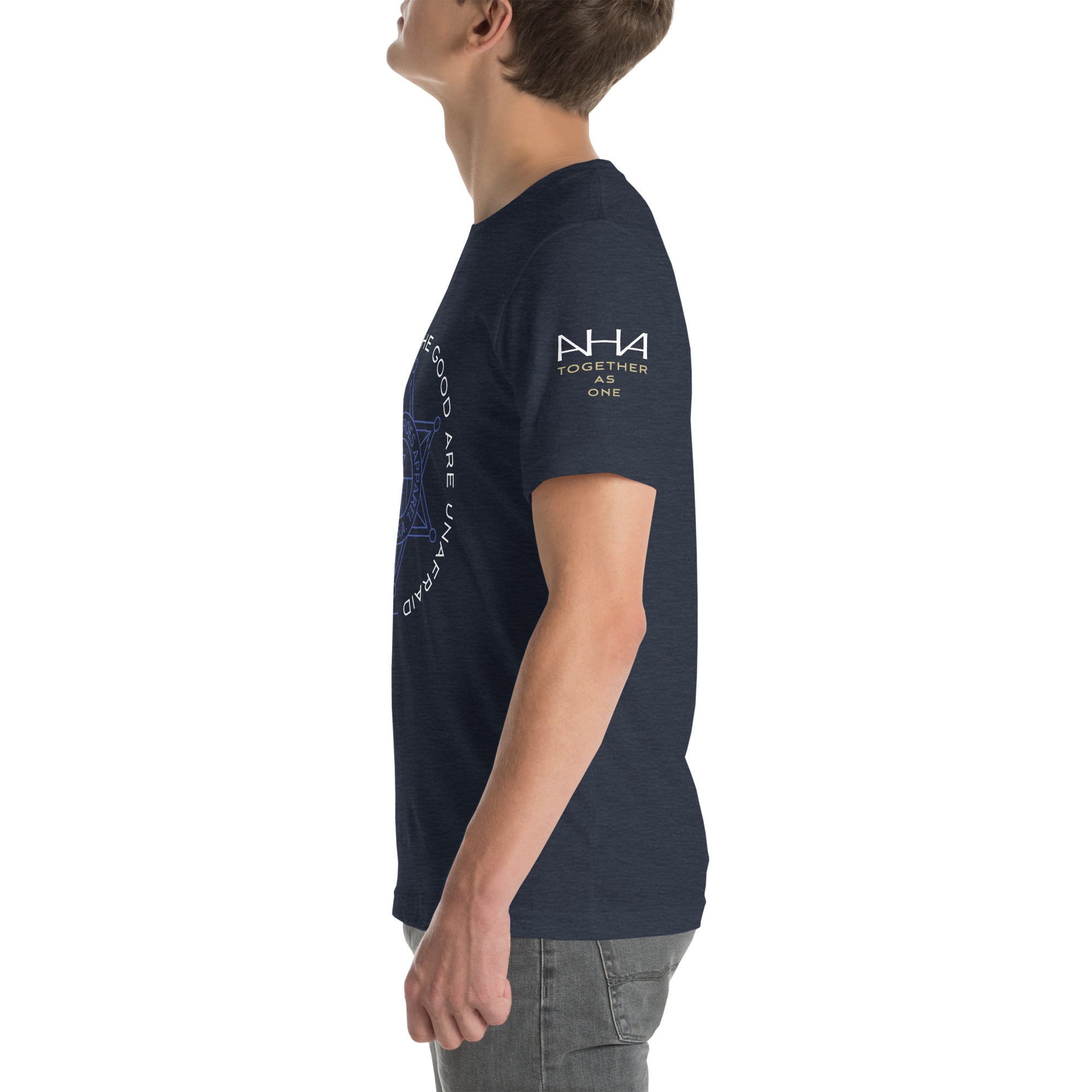 "Evil Is Powerless If The Good Are Unafraid" - Men's T-Shirt - American Heroes Apparel
