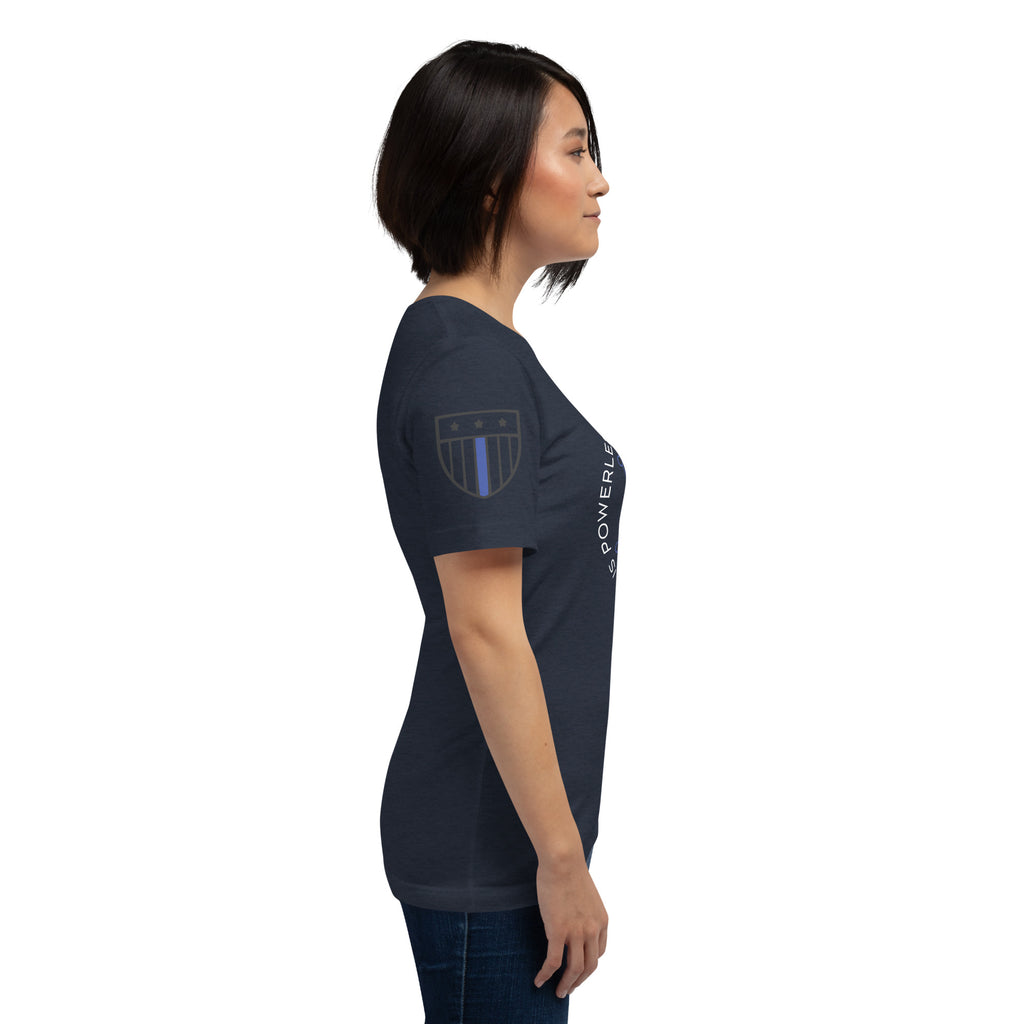 "Evil is Powerless If The Good Are Unafraid" - Women's T-Shirt - American Heroes Apparel