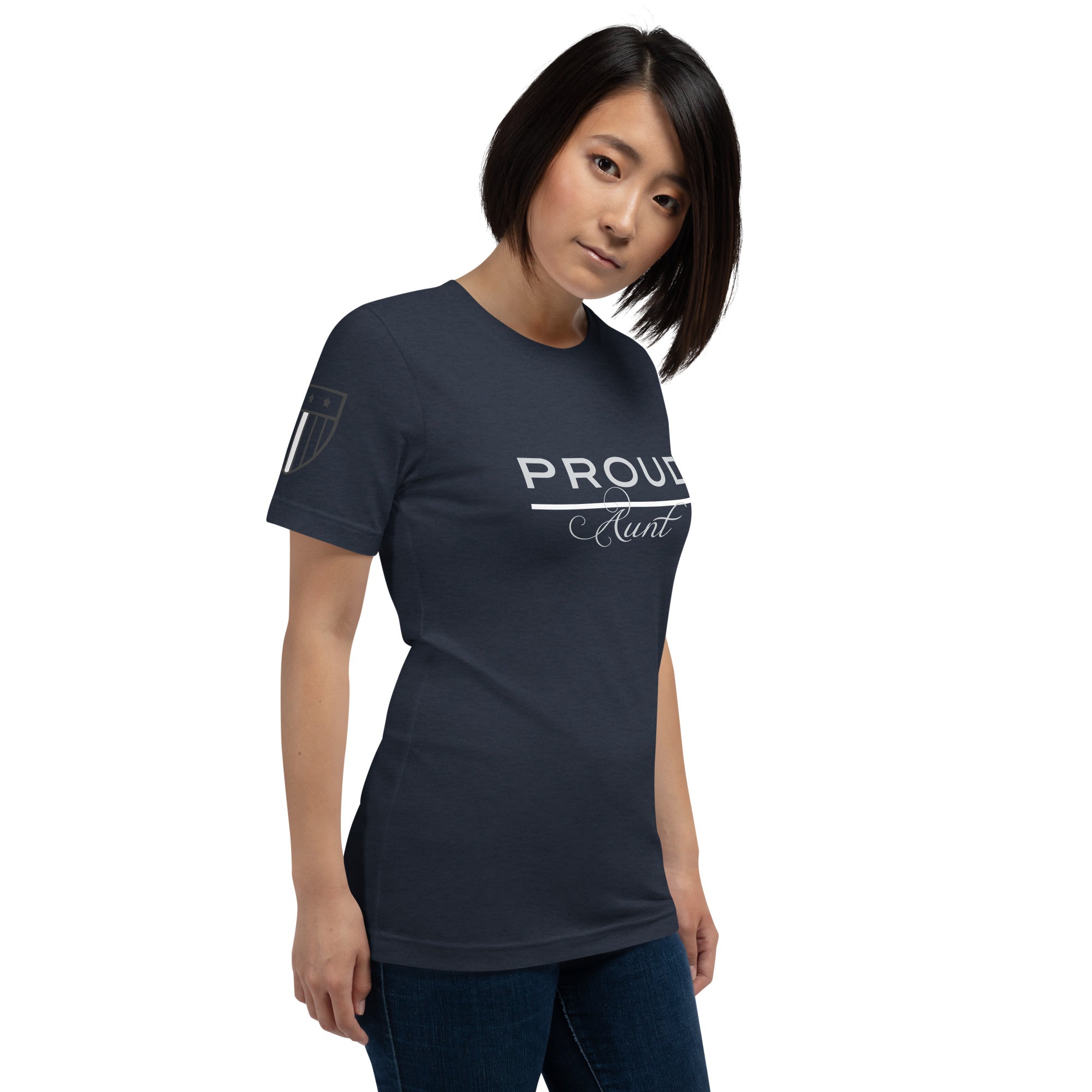Proud EMS Aunt - Women's T-Shirt - American Heroes Apparel