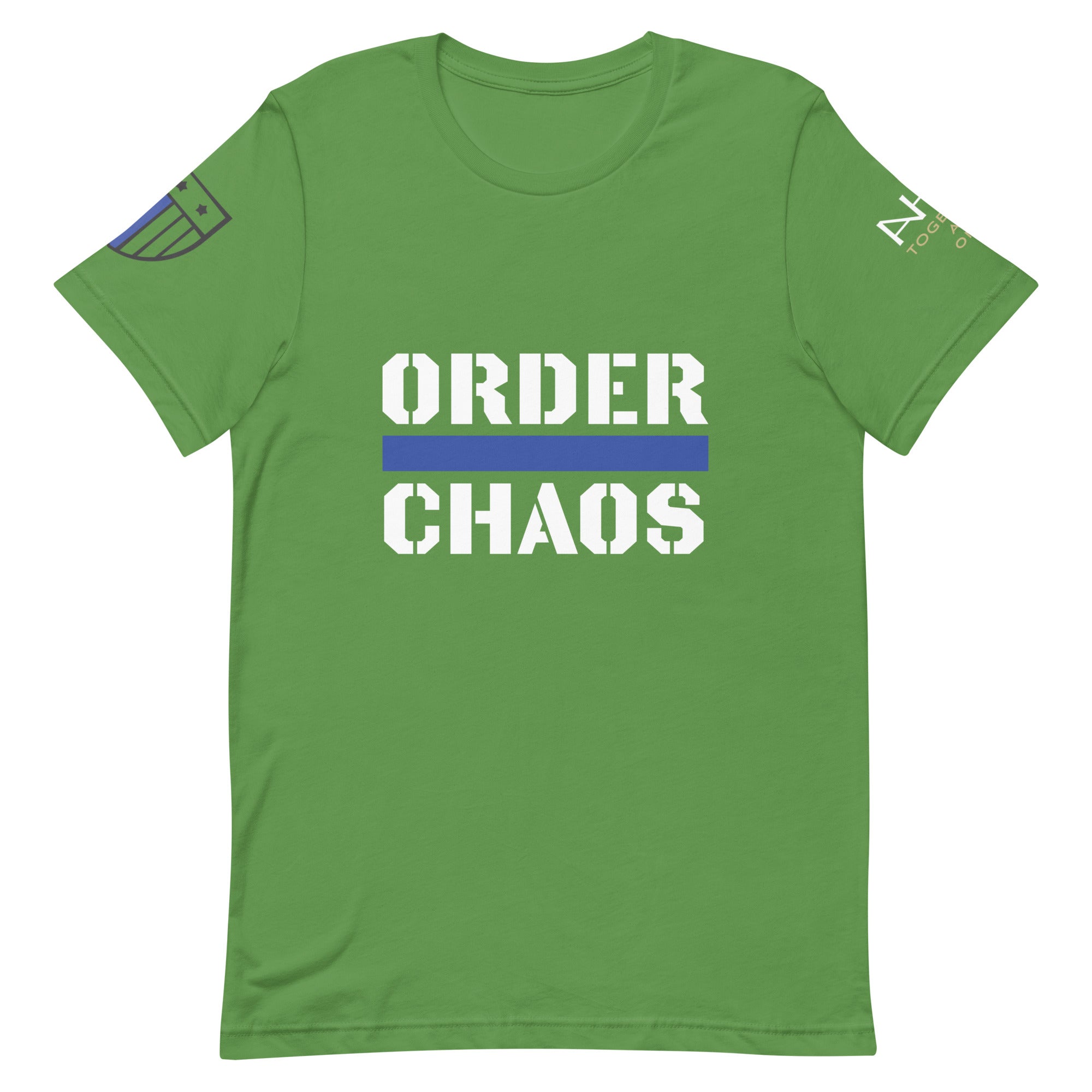 Order Over Chaos - Men's Thin Blue Line T-Shirt - American Heroes Apparel