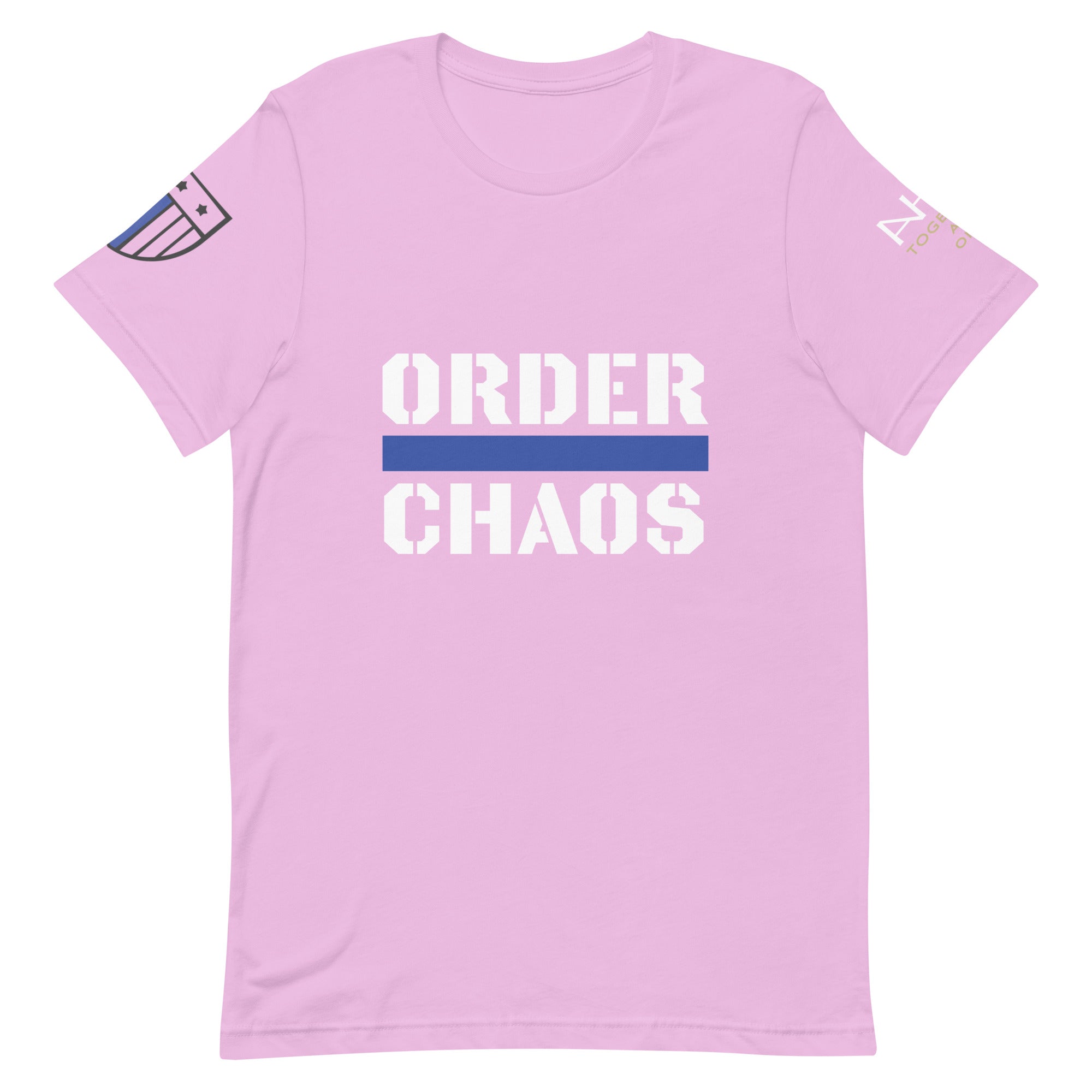 Order Over Chaos - Men's Thin Blue Line T-Shirt - American Heroes Apparel