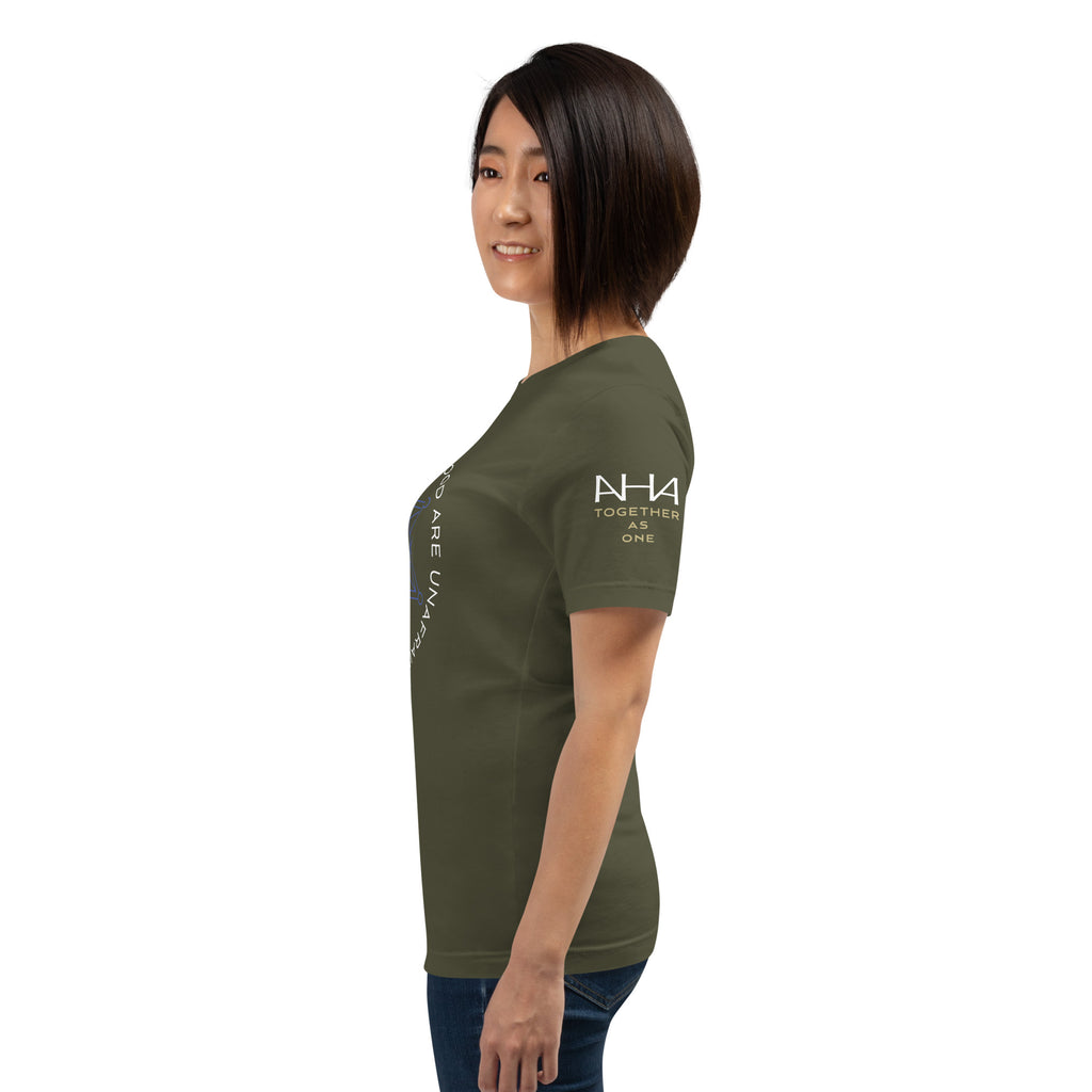 "Evil is Powerless If The Good Are Unafraid" - Women's T-Shirt - American Heroes Apparel