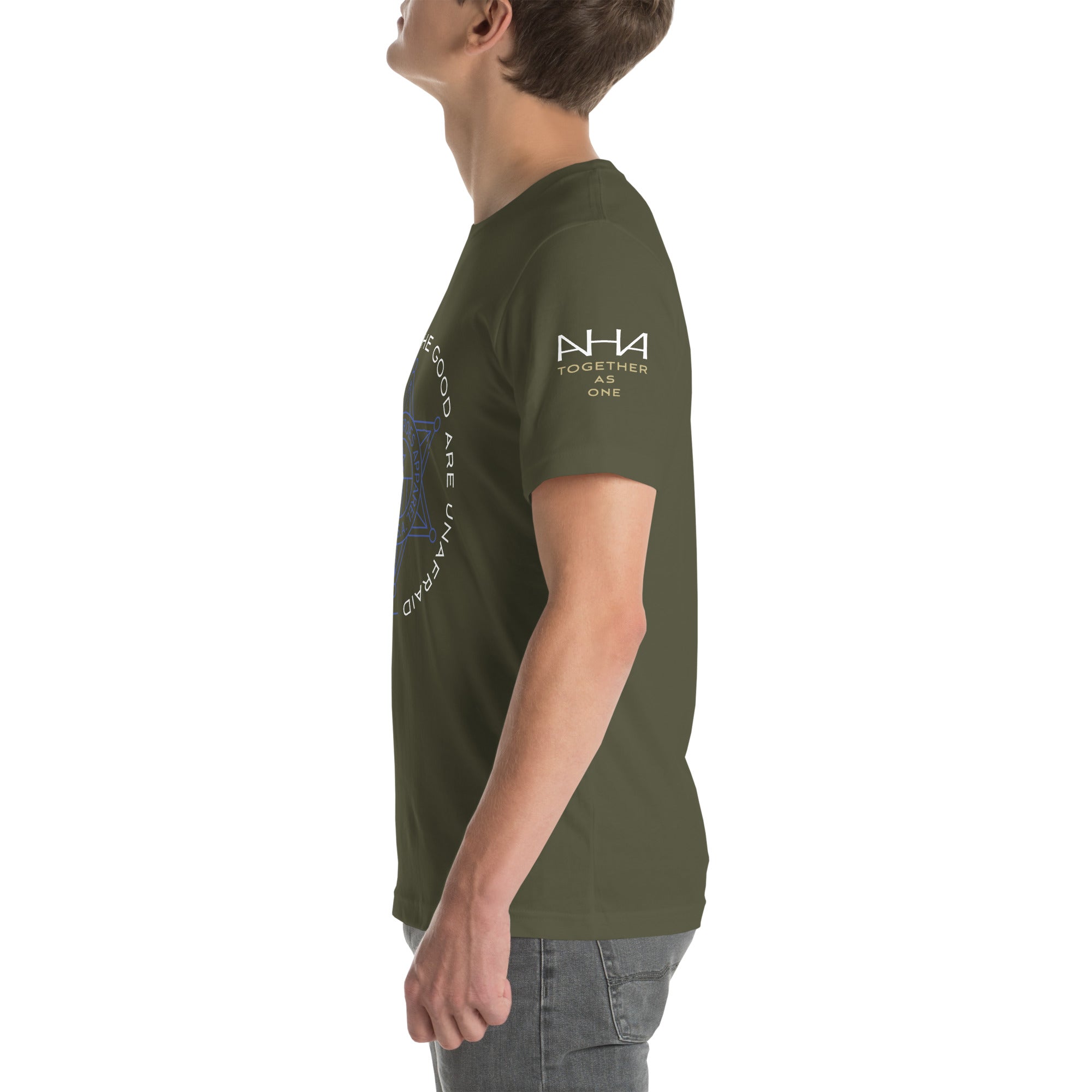 "Evil Is Powerless If The Good Are Unafraid" - Men's T-Shirt - American Heroes Apparel