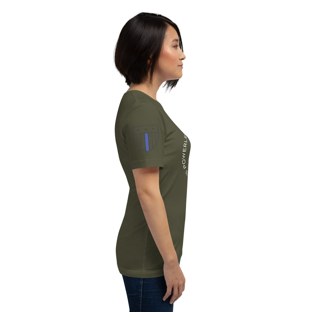 "Evil is Powerless If The Good Are Unafraid" - Women's T-Shirt - American Heroes Apparel