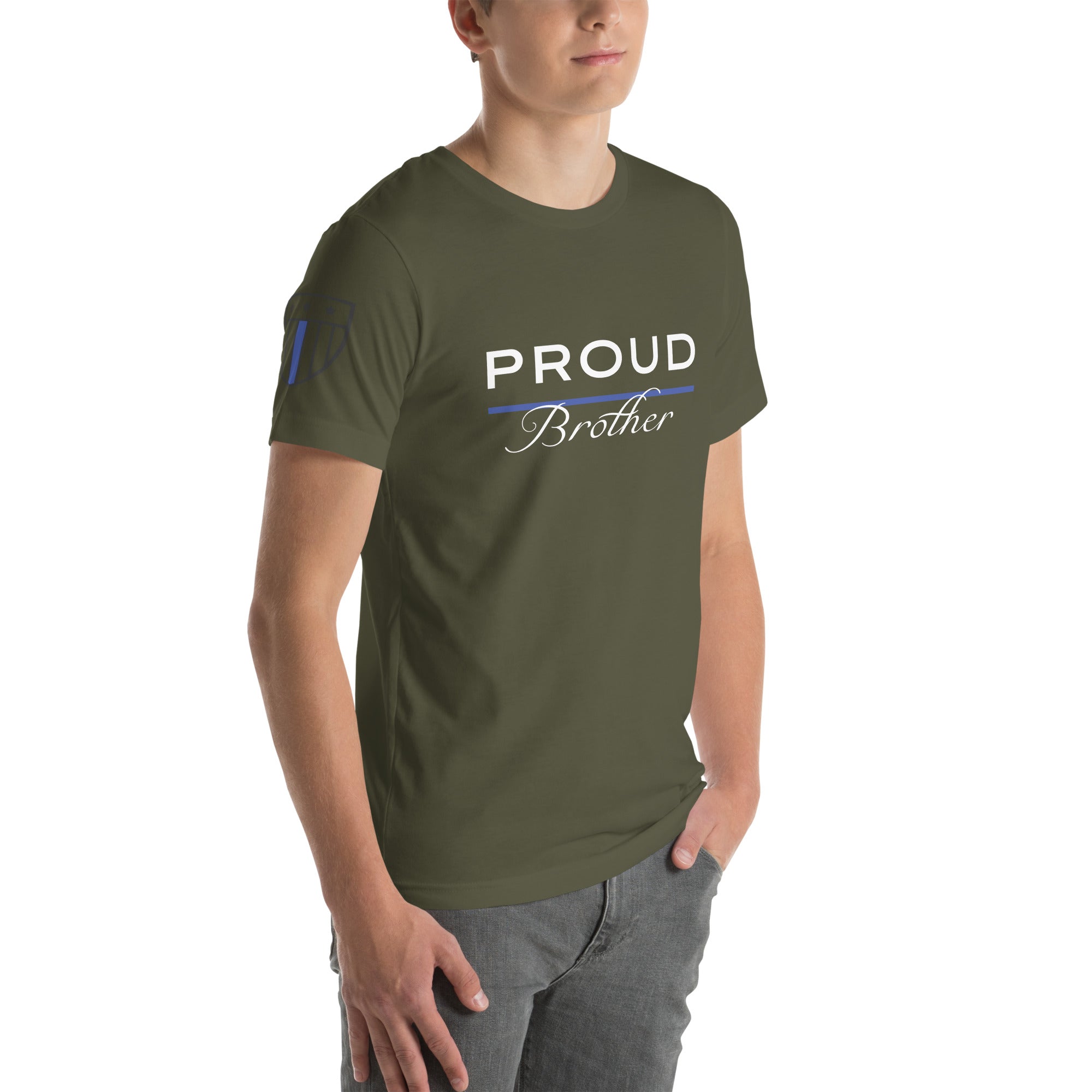 Proud LEO Brother - Men's T-Shirt - American Heroes Apparel