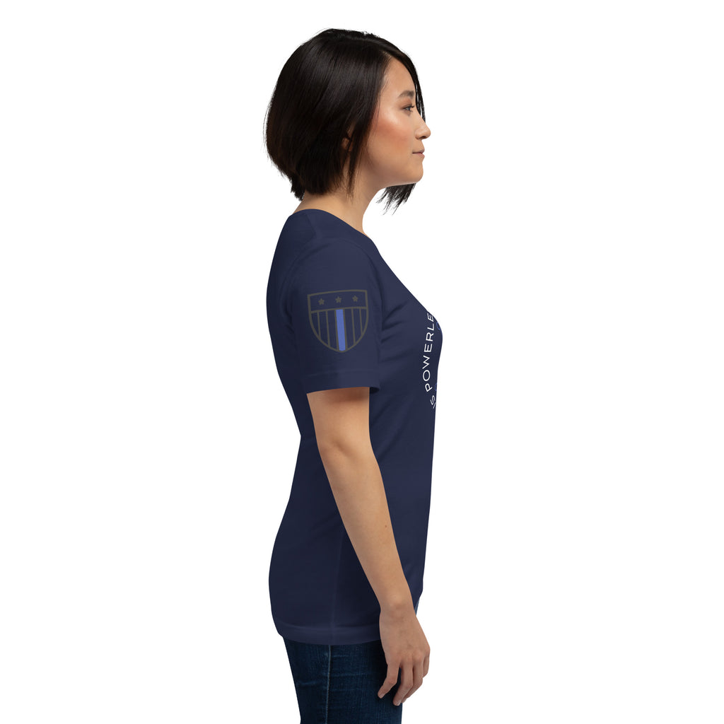 "Evil is Powerless If The Good Are Unafraid" - Women's T-Shirt - American Heroes Apparel