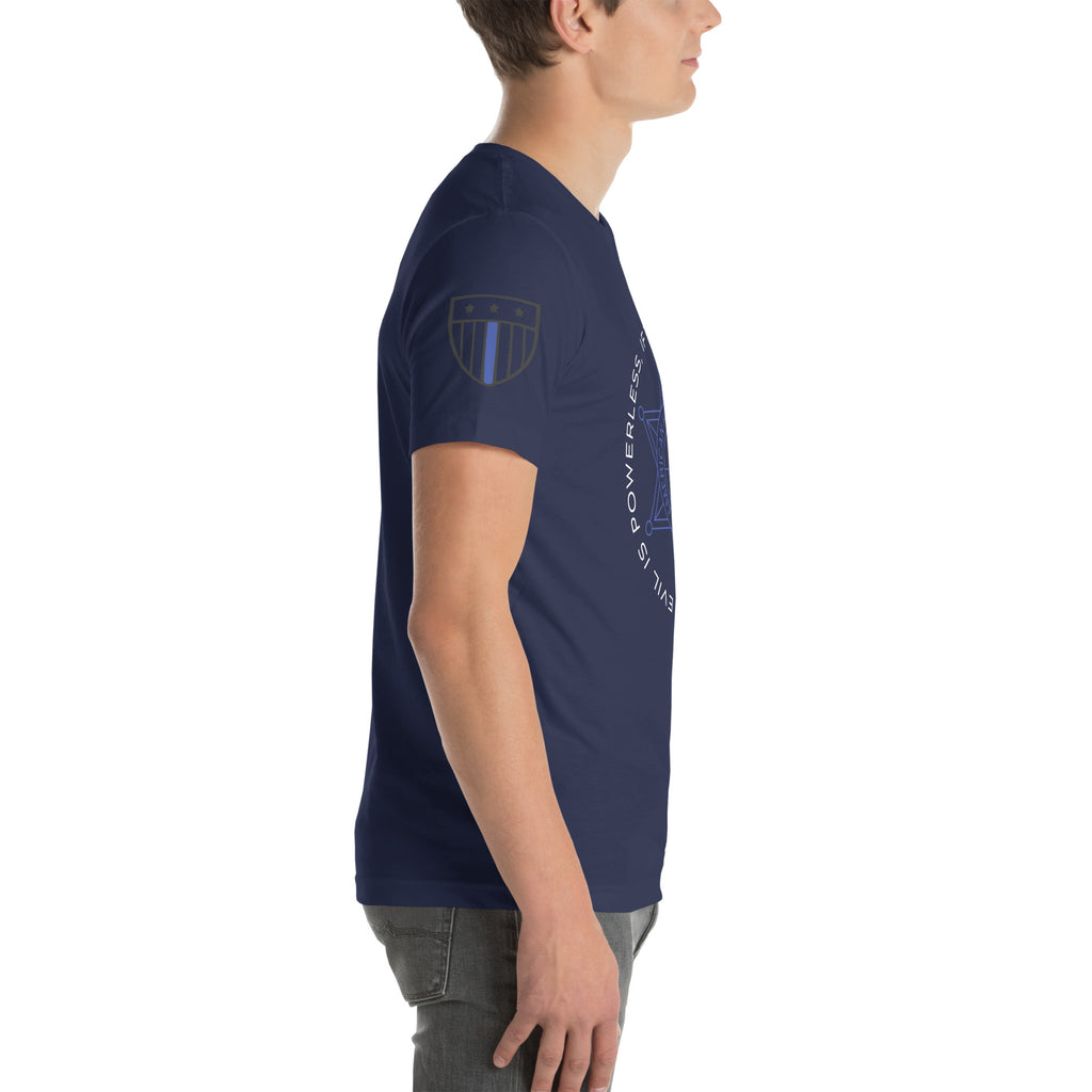 "Evil Is Powerless If The Good Are Unafraid" - Men's T-Shirt - American Heroes Apparel