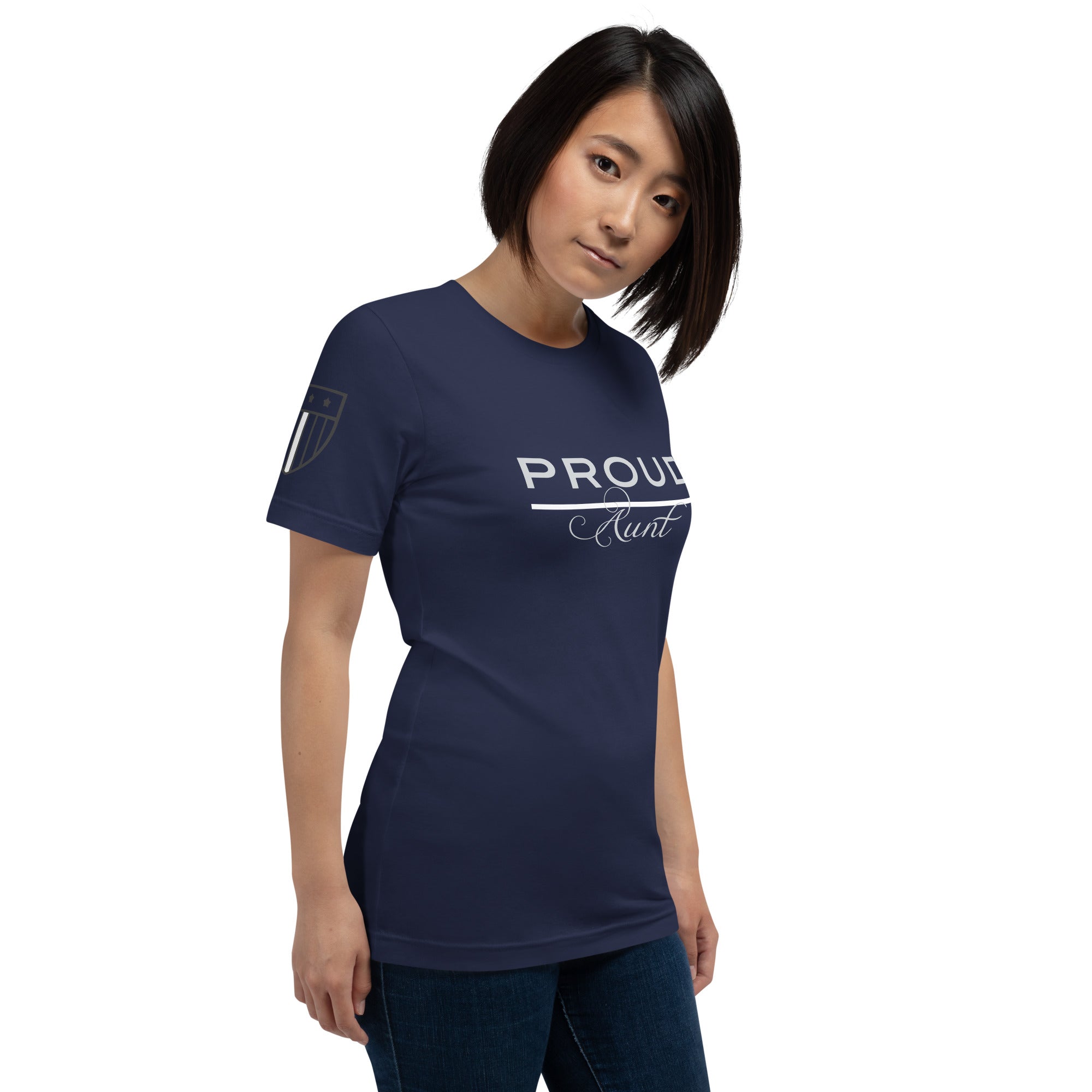 Proud EMS Aunt - Women's T-Shirt - American Heroes Apparel