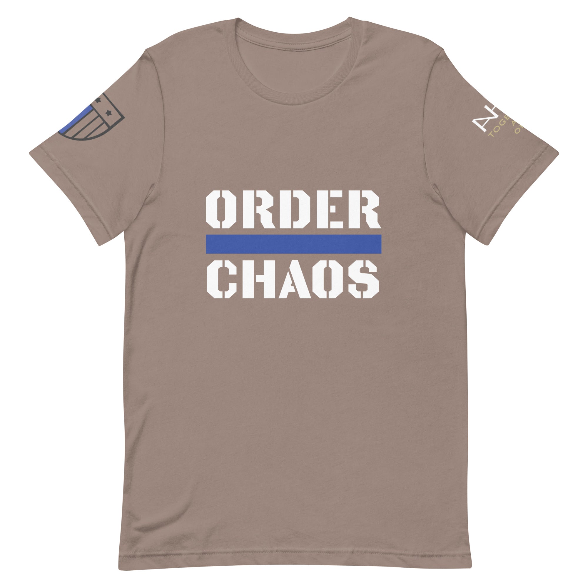 Order Over Chaos - Men's Thin Blue Line T-Shirt - American Heroes Apparel