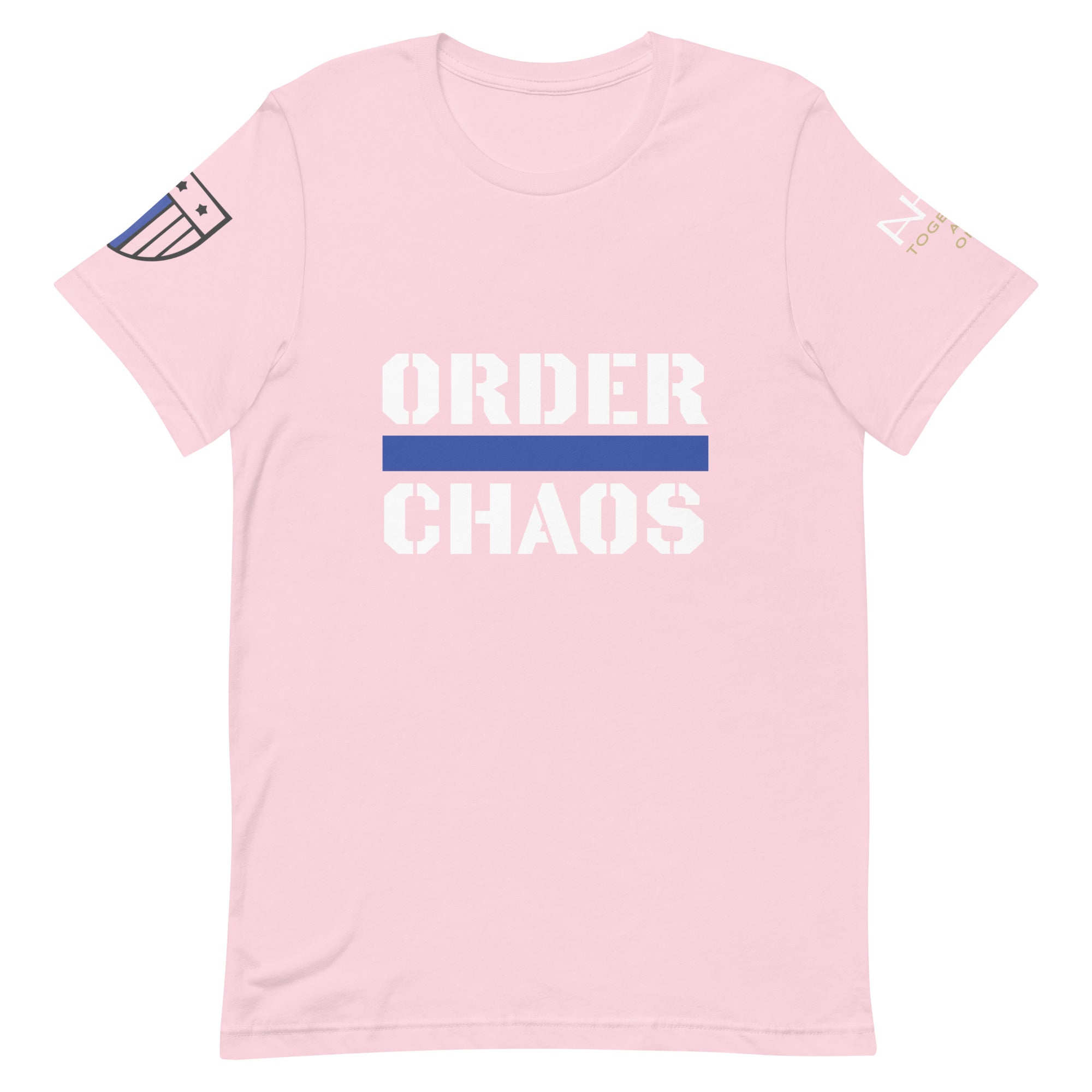 Order Over Chaos - Men's Thin Blue Line T-Shirt - American Heroes Apparel