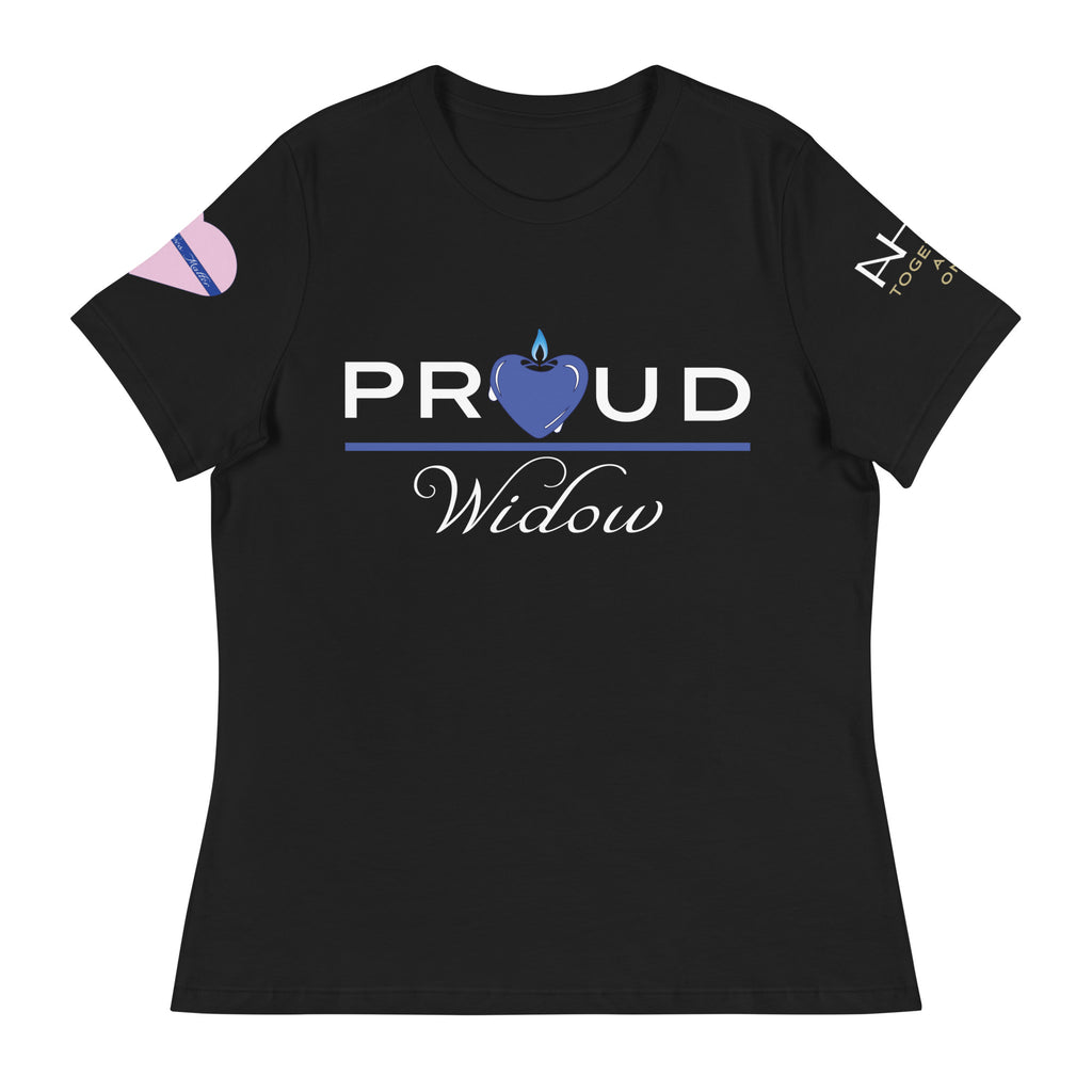 Proud LEO Widow - Blue Wives Matter Special Edition T-Shirt - American Heroes Apparel