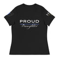 Proud LEO Daughter - Women's Relaxed T-Shirt - American Heroes Apparel