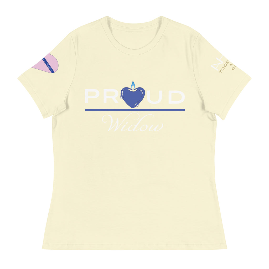 Proud LEO Widow - Blue Wives Matter Special Edition T-Shirt - American Heroes Apparel