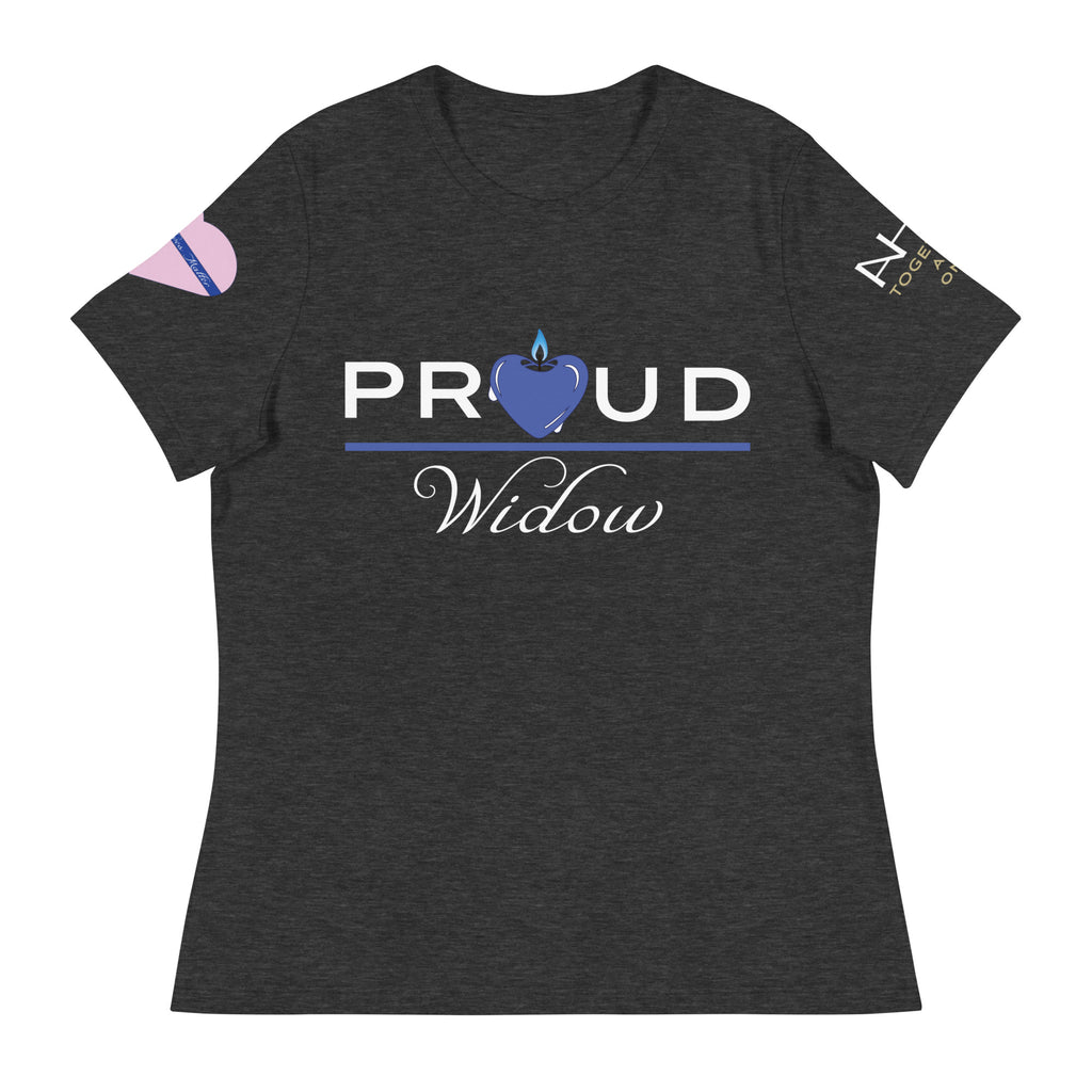 Proud LEO Widow - Blue Wives Matter Special Edition T-Shirt - American Heroes Apparel