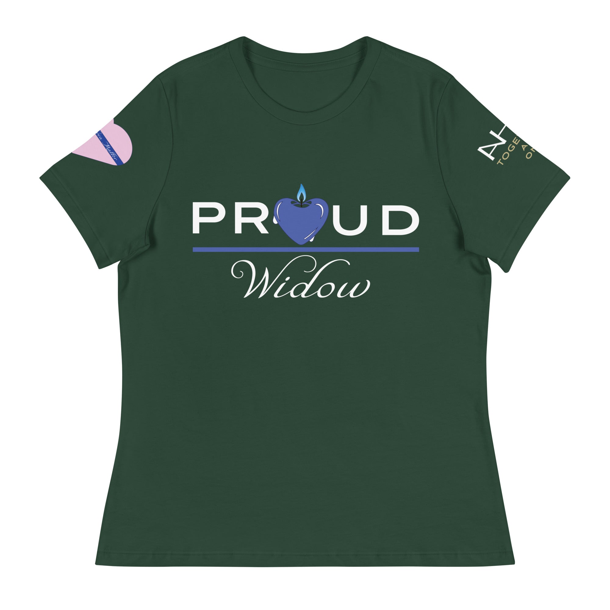 Proud LEO Widow - Blue Wives Matter Special Edition T-Shirt - American Heroes Apparel