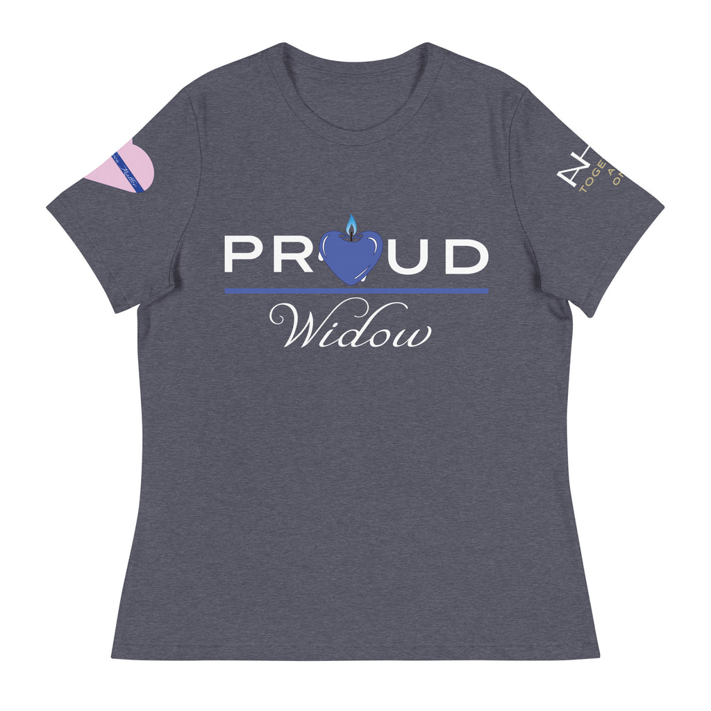 Proud LEO Widow - Blue Wives Matter Special Edition T-Shirt - American Heroes Apparel